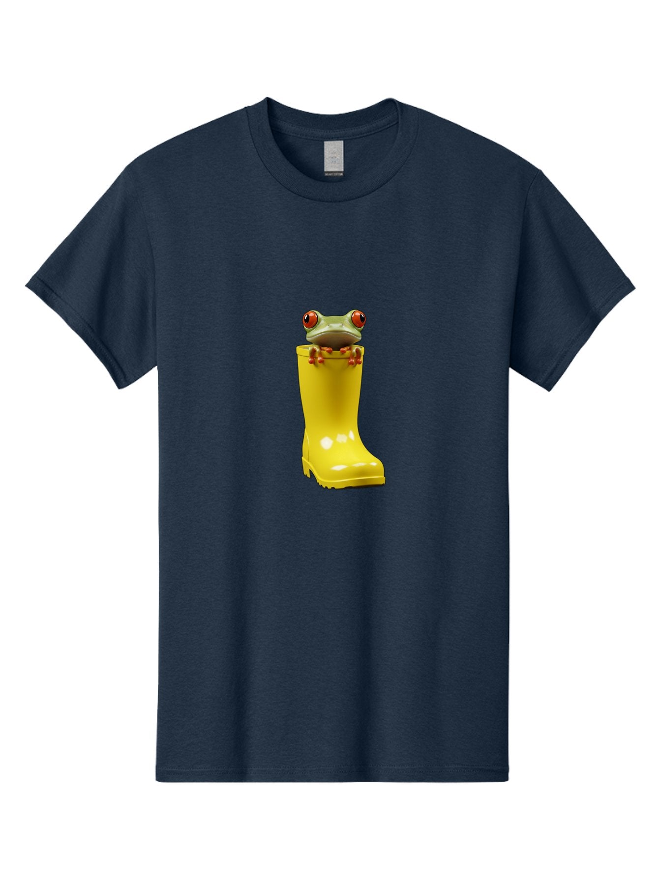 Frog-In-Yellow-Rain-Boot Men'S Graphic Tee, 100% Cotton, Comfortable Casual Summer Wear, Machine Washable, Vintage Camera, Old Camera, Antique Camera, Black Camera, Classic Photography, Photography Equipment, Nostalgic Device, Film Camera, Bam452 13