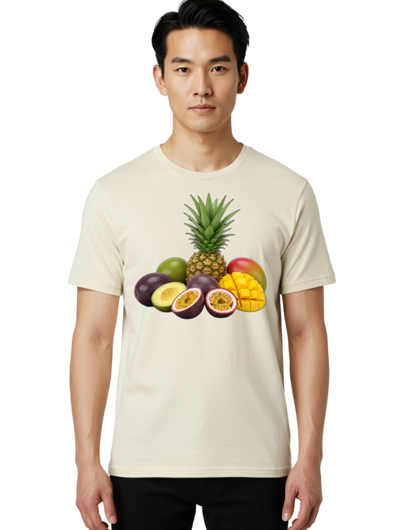 Fruit-Arrangement Men'S Graphic Tee, 100% Cotton, Comfortable Casual Summer Wear, Machine Washable, Vintage Camera, Old Camera, Antique Camera, Black Camera, Classic Photography, Photography Equipment, Nostalgic Device, Film Camera, Camera Art Bam454 20