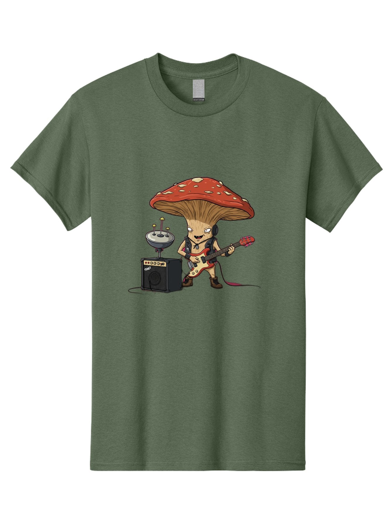 Fungi-Alien-Band Men'S Graphic Tee, 100% Cotton, Comfortable Casual Summer Wear, Machine Washable, Vintage Camera, Old Camera, Antique Camera, Black Camera, Classic Photography, Photography Equipment, Nostalgic Device, Film Camera, Camera Art Bam457 5