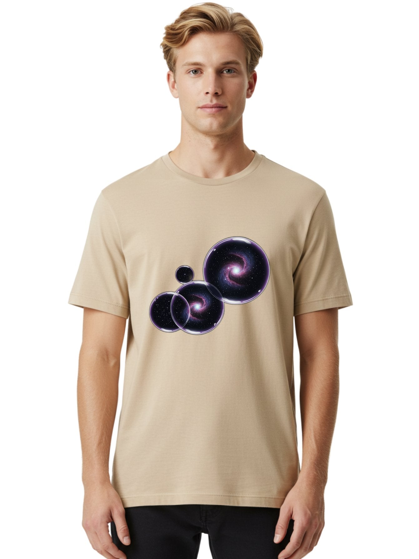 Galaxy-Bubbles Men'S Graphic Tee, 100% Cotton, Comfortable Casual Summer Wear, Machine Washable, Vintage Camera, Old Camera, Antique Camera, Black Camera, Classic Photography, Photography Equipment, Nostalgic Device, Film Camera, Camera Art Bam467 21