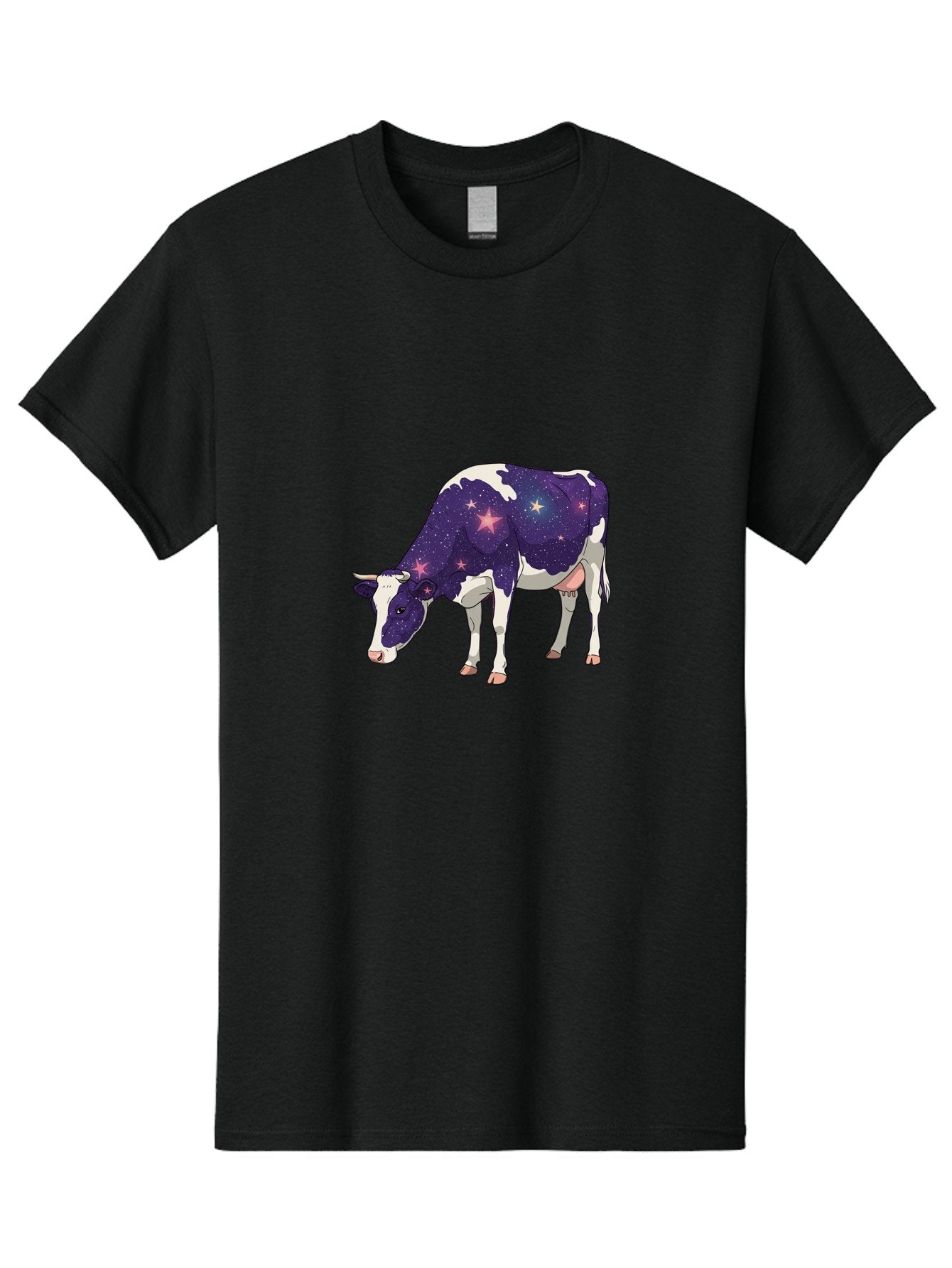 Galaxy-Cow-1 Men'S Graphic Tee, 100% Cotton, Comfortable Casual Summer Wear, Machine Washable, Vintage Camera, Old Camera, Antique Camera, Black Camera, Classic Photography, Photography Equipment, Nostalgic Device, Film Camera, Camera Art Bam469 6