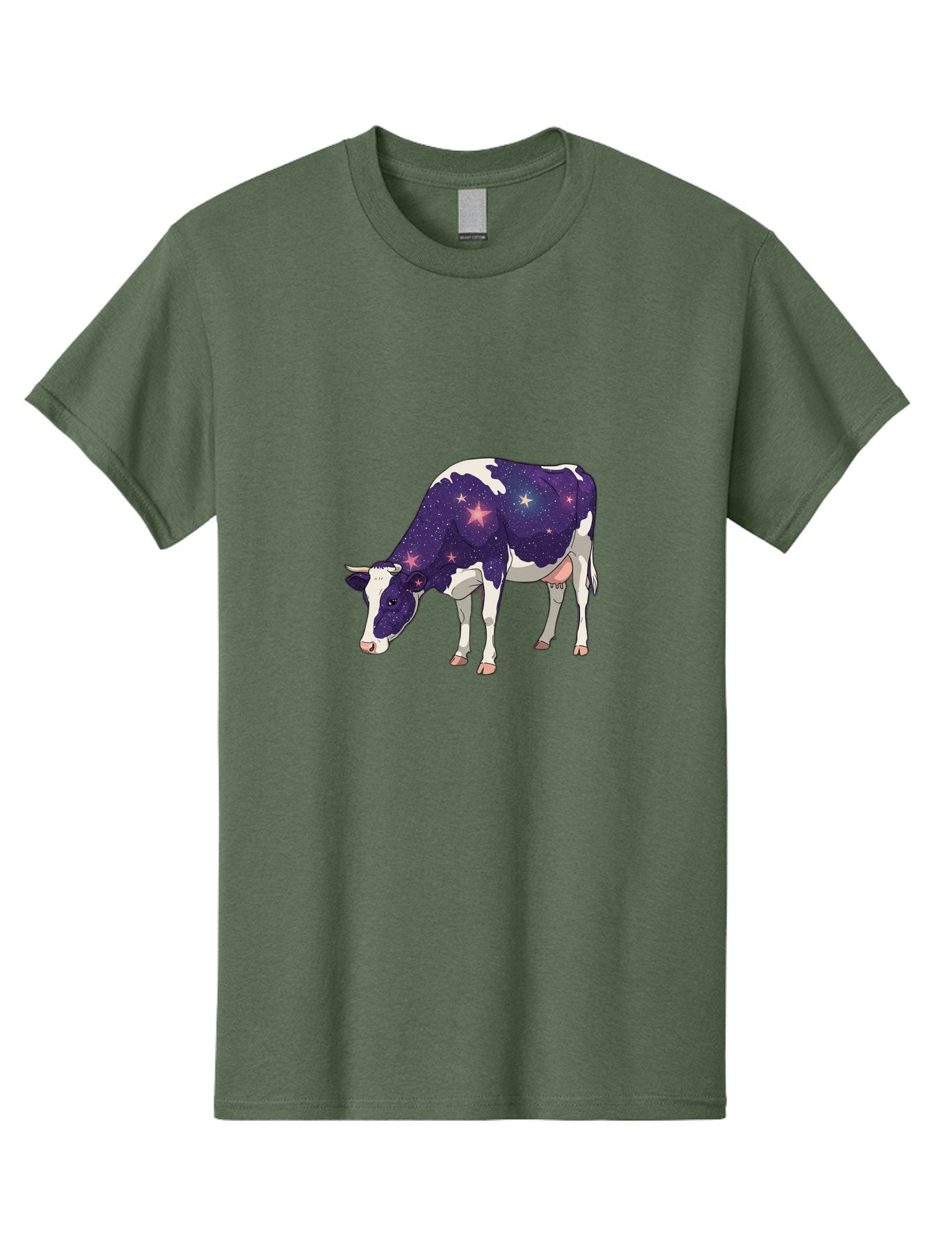 Galaxy-Cow-1 Men'S Graphic Tee, 100% Cotton, Comfortable Casual Summer Wear, Machine Washable, Vintage Camera, Old Camera, Antique Camera, Black Camera, Classic Photography, Photography Equipment, Nostalgic Device, Film Camera, Camera Art Bam469 12