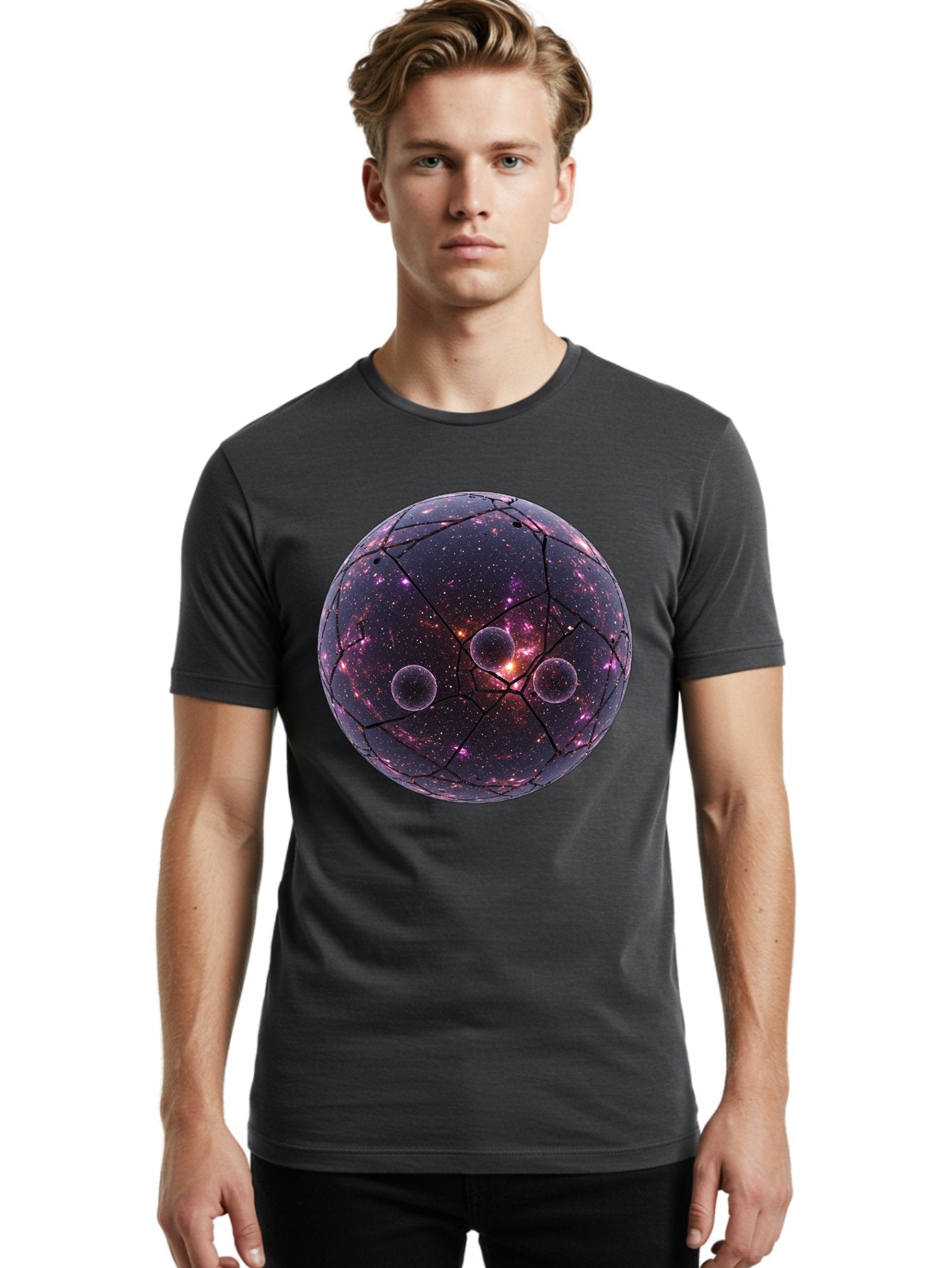 Galaxy-Sphere Men'S Graphic Tee, 100% Cotton, Comfortable Casual Summer Wear, Machine Washable, Vintage Camera, Old Camera, Antique Camera, Black Camera, Classic Photography, Photography Equipment, Nostalgic Device, Film Camera, Camera Art Bam471 25