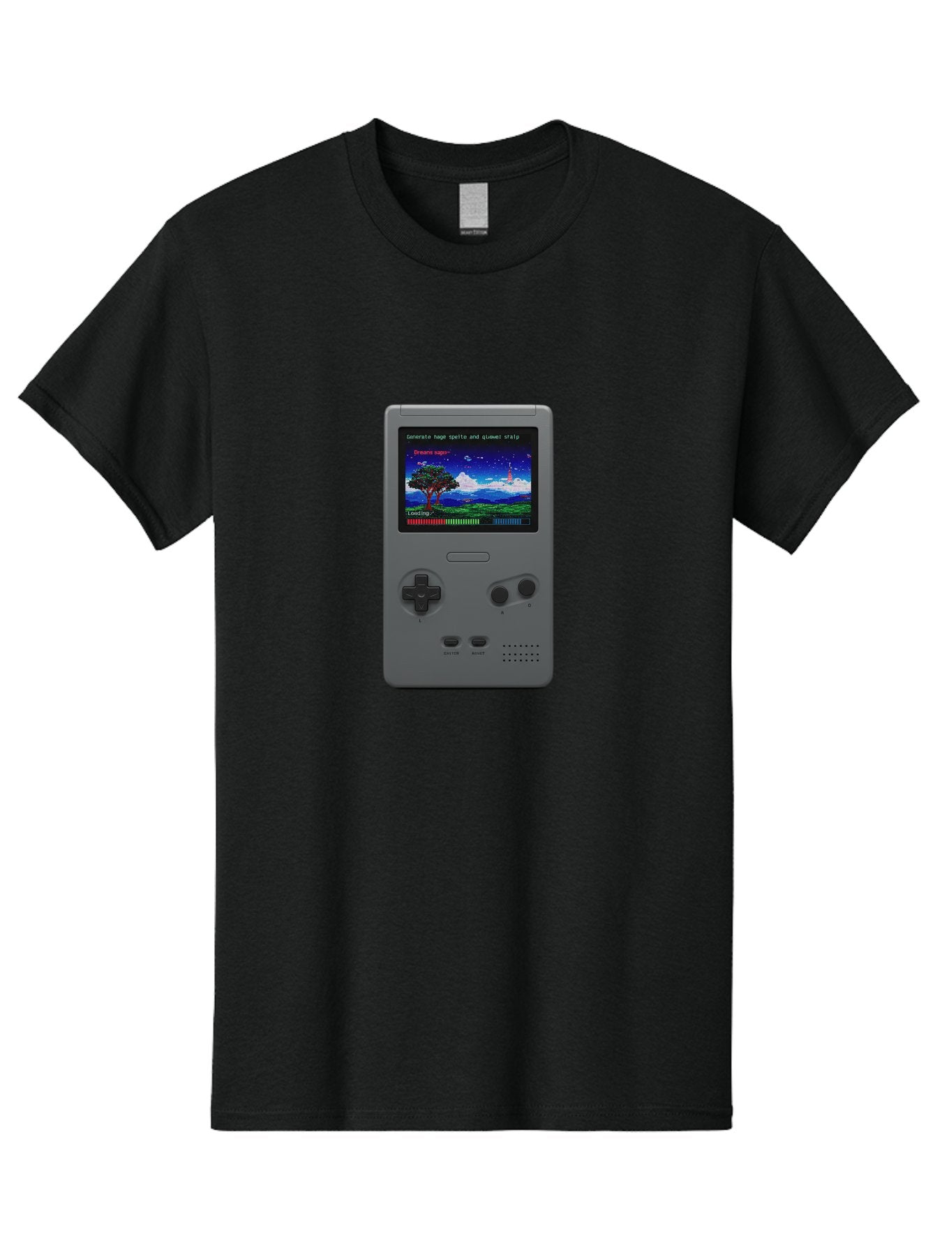 Game-Boy Men'S Graphic Tee, 100% Cotton, Comfortable Casual Summer Wear, Machine Washable, Vintage Camera, Old Camera, Antique Camera, Black Camera, Classic Photography, Photography Equipment, Nostalgic Device, Film Camera, Camera Art Bam472 3