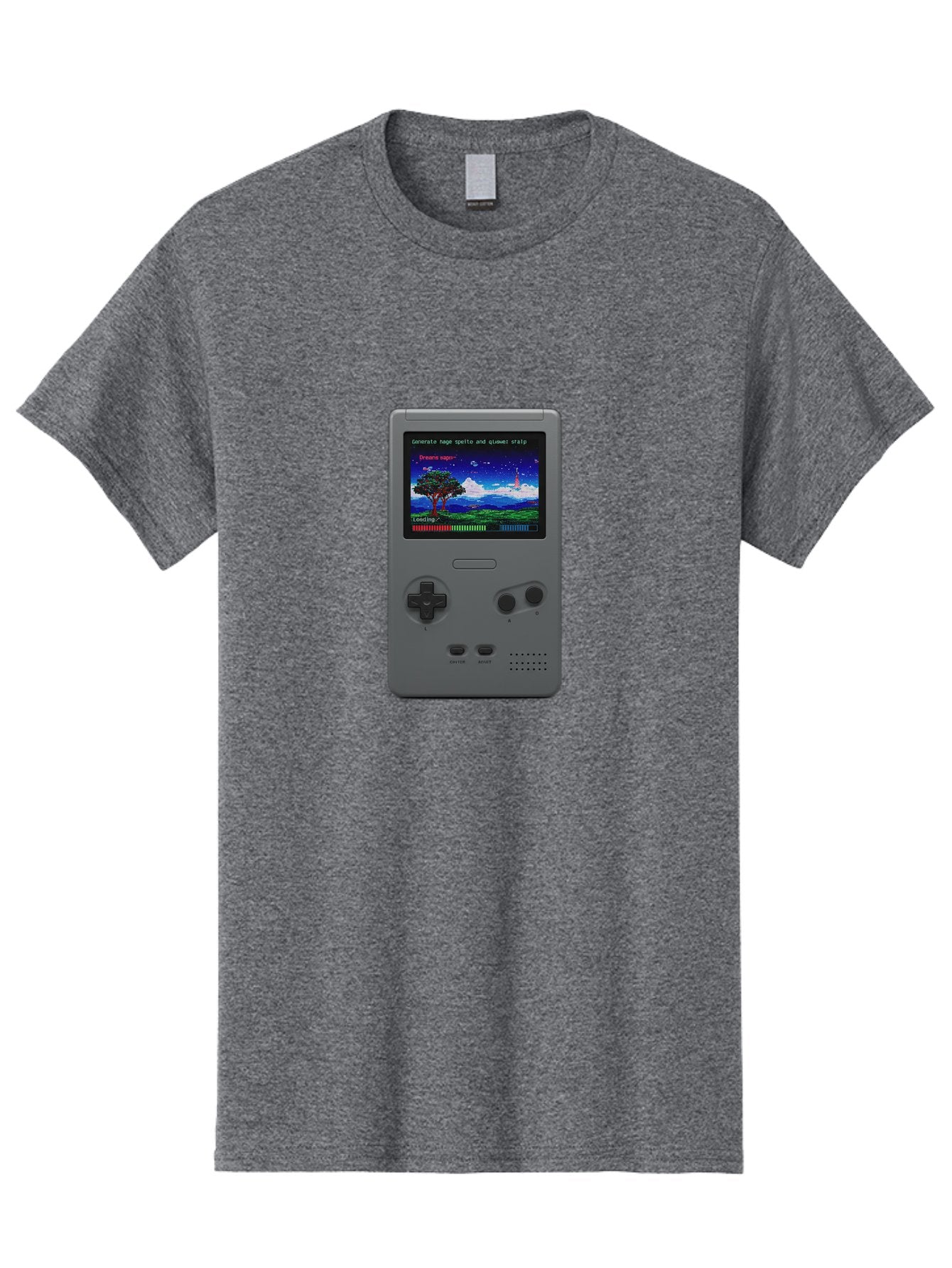Game-Boy Men'S Graphic Tee, 100% Cotton, Comfortable Casual Summer Wear, Machine Washable, Vintage Camera, Old Camera, Antique Camera, Black Camera, Classic Photography, Photography Equipment, Nostalgic Device, Film Camera, Camera Art Bam472