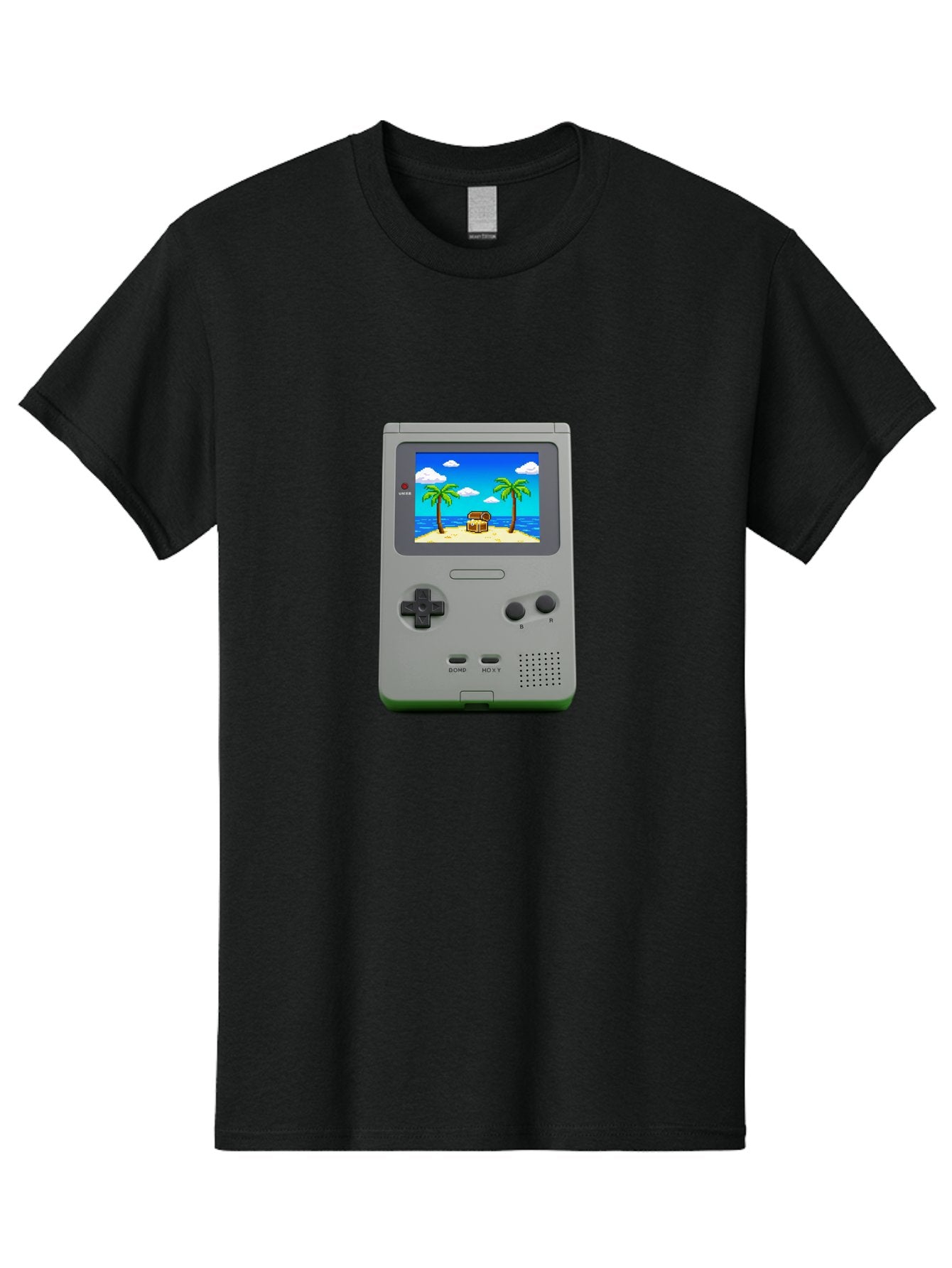 Gameboy-1 Men'S Graphic Tee, 100% Cotton, Comfortable Casual Summer Wear, Machine Washable, Vintage Camera, Old Camera, Antique Camera, Black Camera, Classic Photography, Photography Equipment, Nostalgic Device, Film Camera, Camera Art Bam474 12