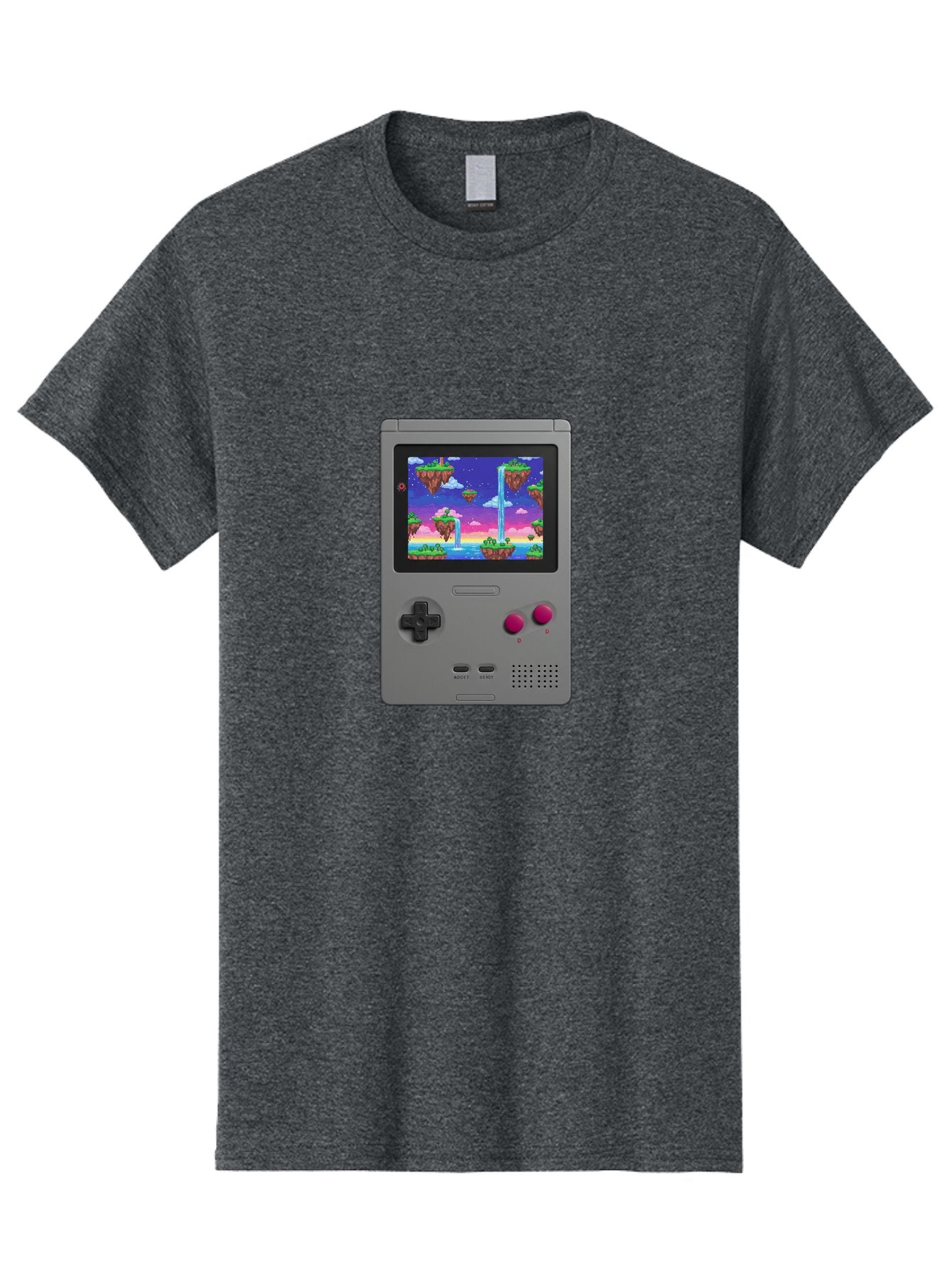 Gameboy Men'S Graphic Tee, 100% Cotton, Comfortable Casual Summer Wear, Machine Washable, Vintage Camera, Old Camera, Antique Camera, Black Camera, Classic Photography, Photography Equipment, Nostalgic Device, Film Camera, Camera Art Bam475