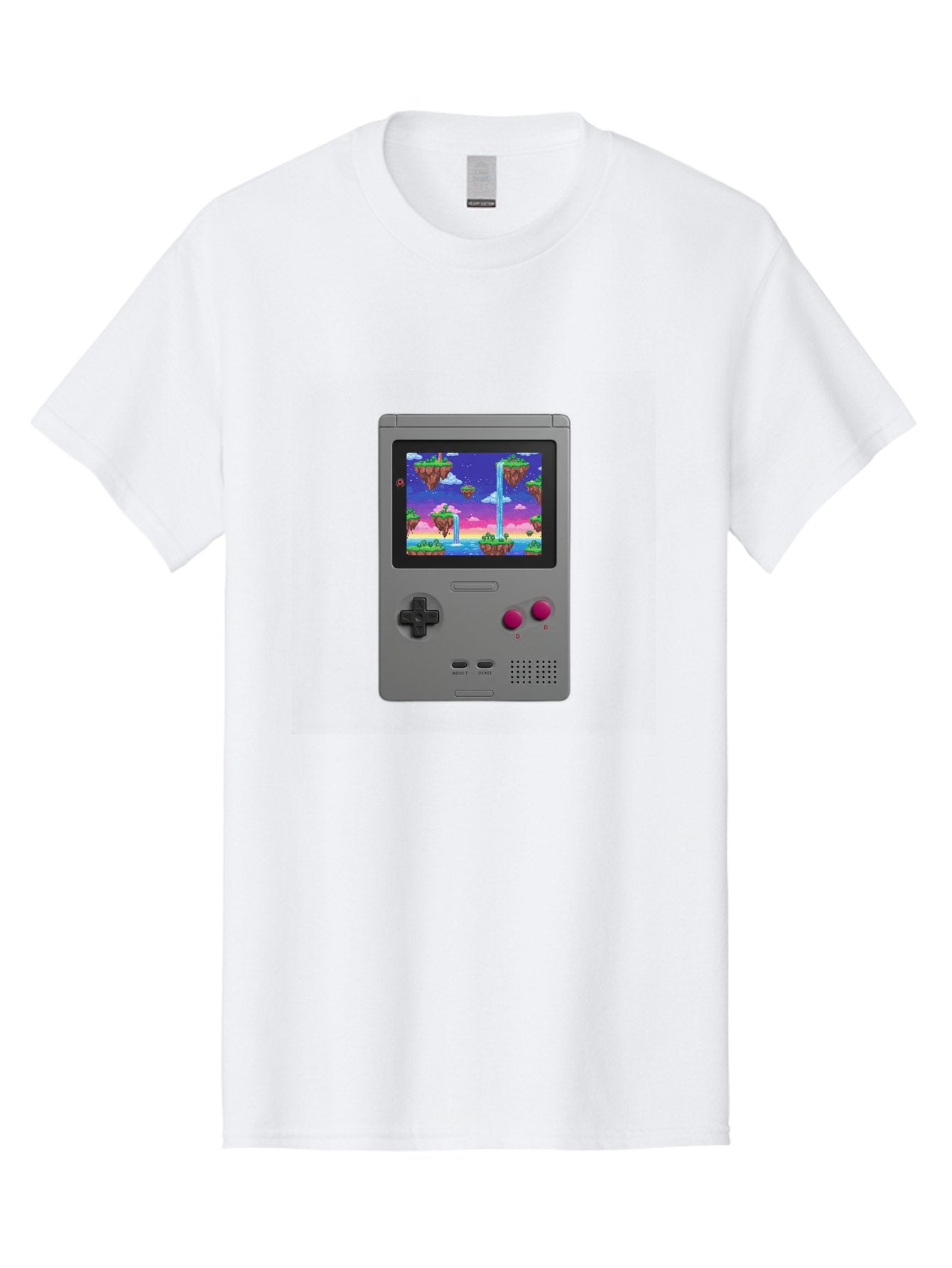 Gameboy Men'S Graphic Tee, 100% Cotton, Comfortable Casual Summer Wear, Machine Washable, Vintage Camera, Old Camera, Antique Camera, Black Camera, Classic Photography, Photography Equipment, Nostalgic Device, Film Camera, Camera Art Bam475