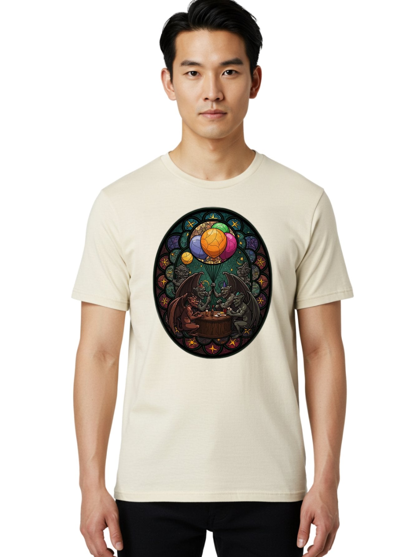 Gargoyles-Drinking Men'S Graphic Tee, 100% Cotton, Comfortable Casual Summer Wear, Machine Washable, Vintage Camera, Old Camera, Antique Camera, Black Camera, Classic Photography, Photography Equipment, Nostalgic Device, Film Camera, Bam478 30