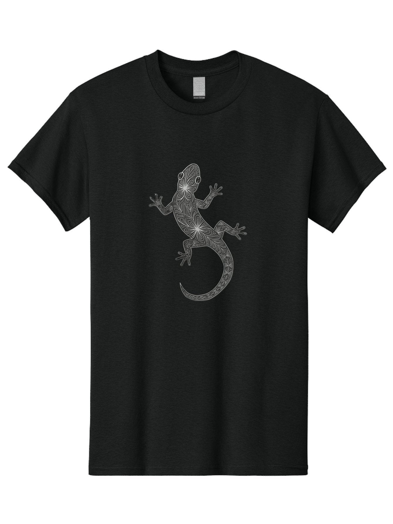 Gecko-Illustration Men'S Graphic Tee, 100% Cotton, Comfortable Casual Summer Wear, Machine Washable, Vintage Camera, Old Camera, Antique Camera, Black Camera, Classic Photography, Photography Equipment, Nostalgic Device, Film Camera, Bam480 8