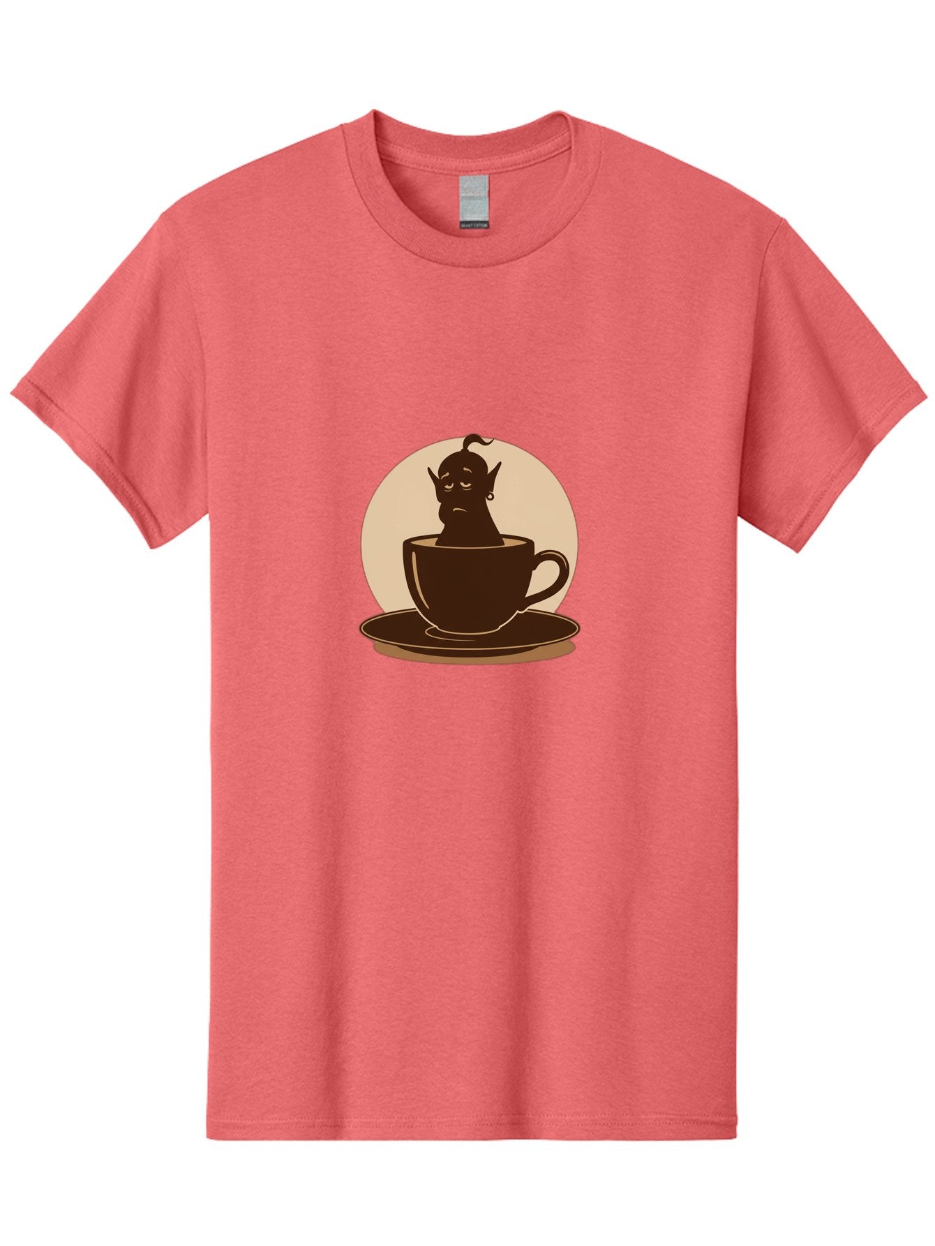 Genie-In-Coffee-Cup Men'S Graphic Tee, 100% Cotton, Comfortable Casual Summer Wear, Machine Washable, Vintage Camera, Old Camera, Antique Camera, Black Camera, Classic Photography, Photography Equipment, Nostalgic Device, Film Camera, Bam492