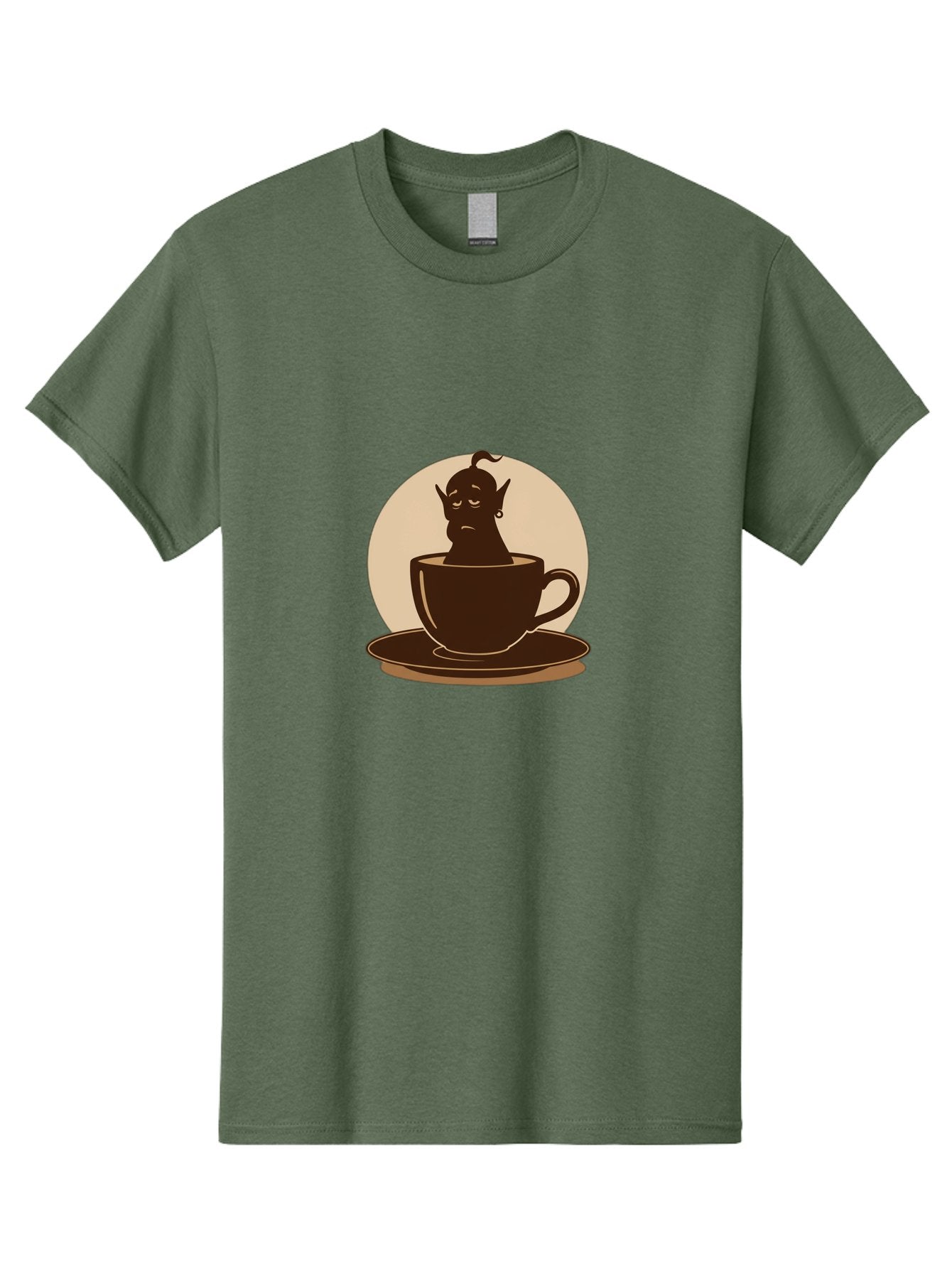 Genie-In-Coffee-Cup Men'S Graphic Tee, 100% Cotton, Comfortable Casual Summer Wear, Machine Washable, Vintage Camera, Old Camera, Antique Camera, Black Camera, Classic Photography, Photography Equipment, Nostalgic Device, Film Camera, Bam492 6