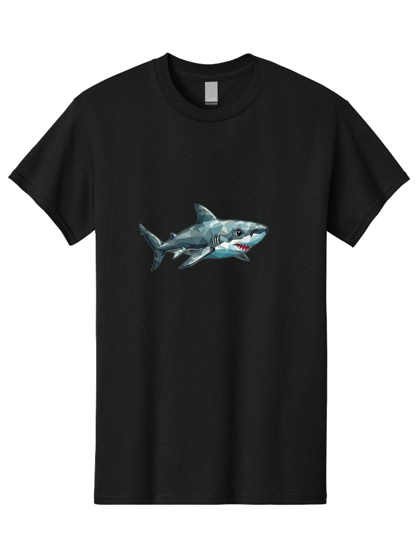 Geometric-Shark Men'S Graphic Tee, 100% Cotton, Comfortable Casual Summer Wear, Machine Washable, Vintage Camera, Old Camera, Antique Camera, Black Camera, Classic Photography, Photography Equipment, Nostalgic Device, Film Camera, Camera Art Bam501 8