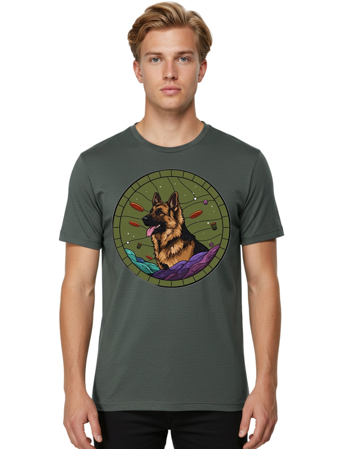 German-Shepherd Men'S Graphic Tee, 100% Cotton, Comfortable Casual Summer Wear, Machine Washable, Vintage Camera, Old Camera, Antique Camera, Black Camera, Classic Photography, Photography Equipment, Nostalgic Device, Film Camera, Camera Art Bam502 28