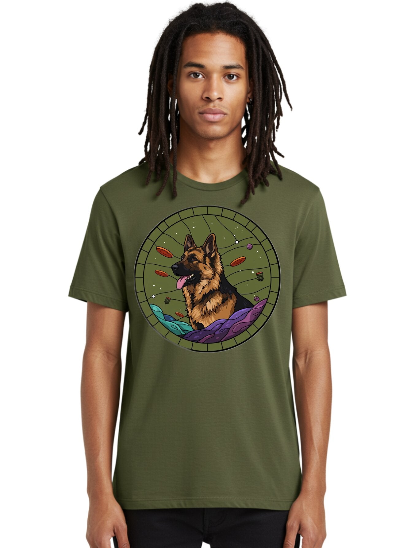 German-Shepherd Men'S Graphic Tee, 100% Cotton, Comfortable Casual Summer Wear, Machine Washable, Vintage Camera, Old Camera, Antique Camera, Black Camera, Classic Photography, Photography Equipment, Nostalgic Device, Film Camera, Camera Art Bam502 24