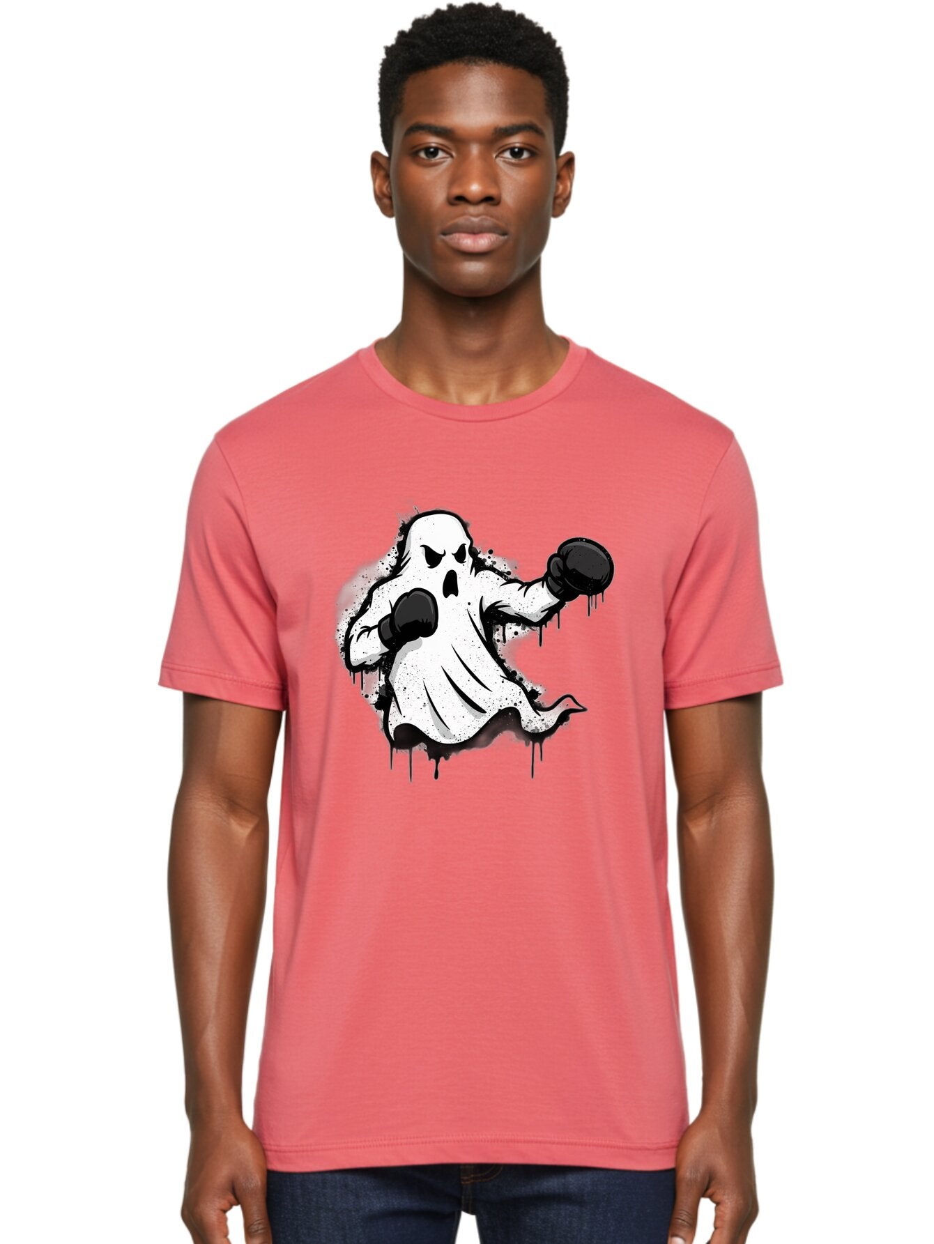 Ghost-Boxer-1 Men'S Graphic Tee, 100% Cotton, Comfortable Casual Summer Wear, Machine Washable, Vintage Camera, Old Camera, Antique Camera, Black Camera, Classic Photography, Photography Equipment, Nostalgic Device, Film Camera, Camera Art Bam504 26