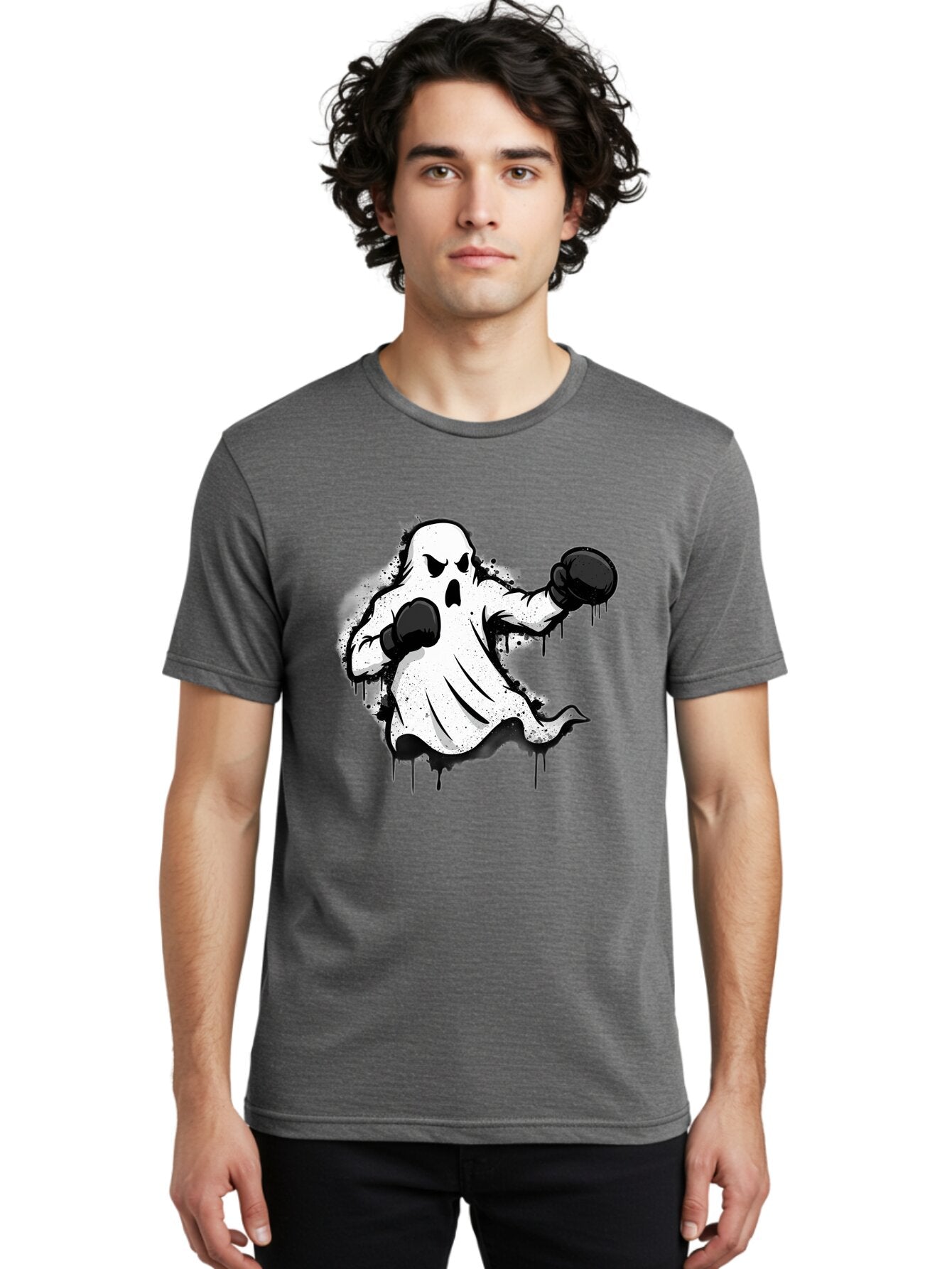 Ghost-Boxer-1 Men'S Graphic Tee, 100% Cotton, Comfortable Casual Summer Wear, Machine Washable, Vintage Camera, Old Camera, Antique Camera, Black Camera, Classic Photography, Photography Equipment, Nostalgic Device, Film Camera, Camera Art Bam504 25