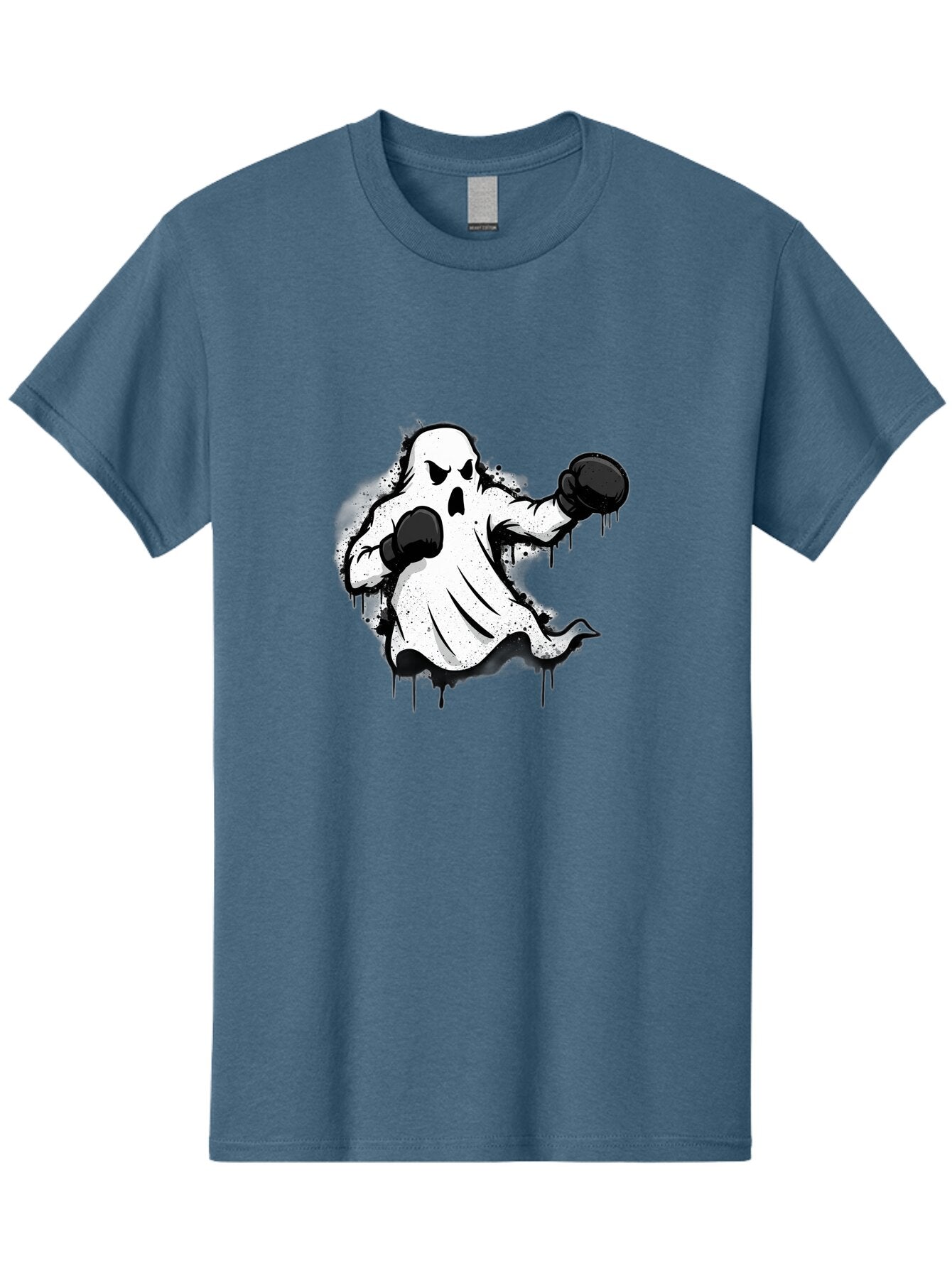 Ghost-Boxer-1 Men'S Graphic Tee, 100% Cotton, Comfortable Casual Summer Wear, Machine Washable, Vintage Camera, Old Camera, Antique Camera, Black Camera, Classic Photography, Photography Equipment, Nostalgic Device, Film Camera, Camera Art Bam504 7