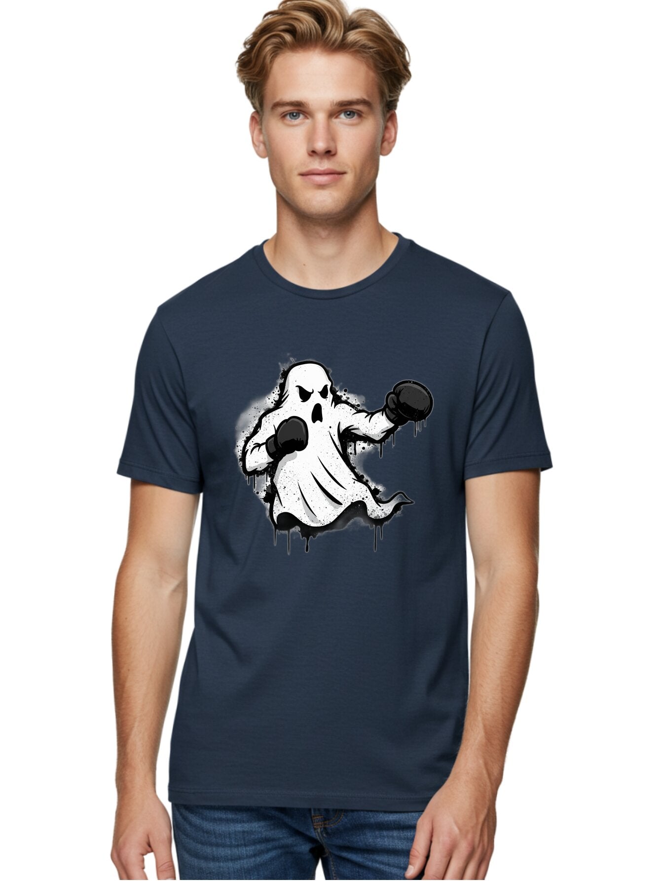 Ghost-Boxer-1 Men'S Graphic Tee, 100% Cotton, Comfortable Casual Summer Wear, Machine Washable, Vintage Camera, Old Camera, Antique Camera, Black Camera, Classic Photography, Photography Equipment, Nostalgic Device, Film Camera, Camera Art Bam504 17