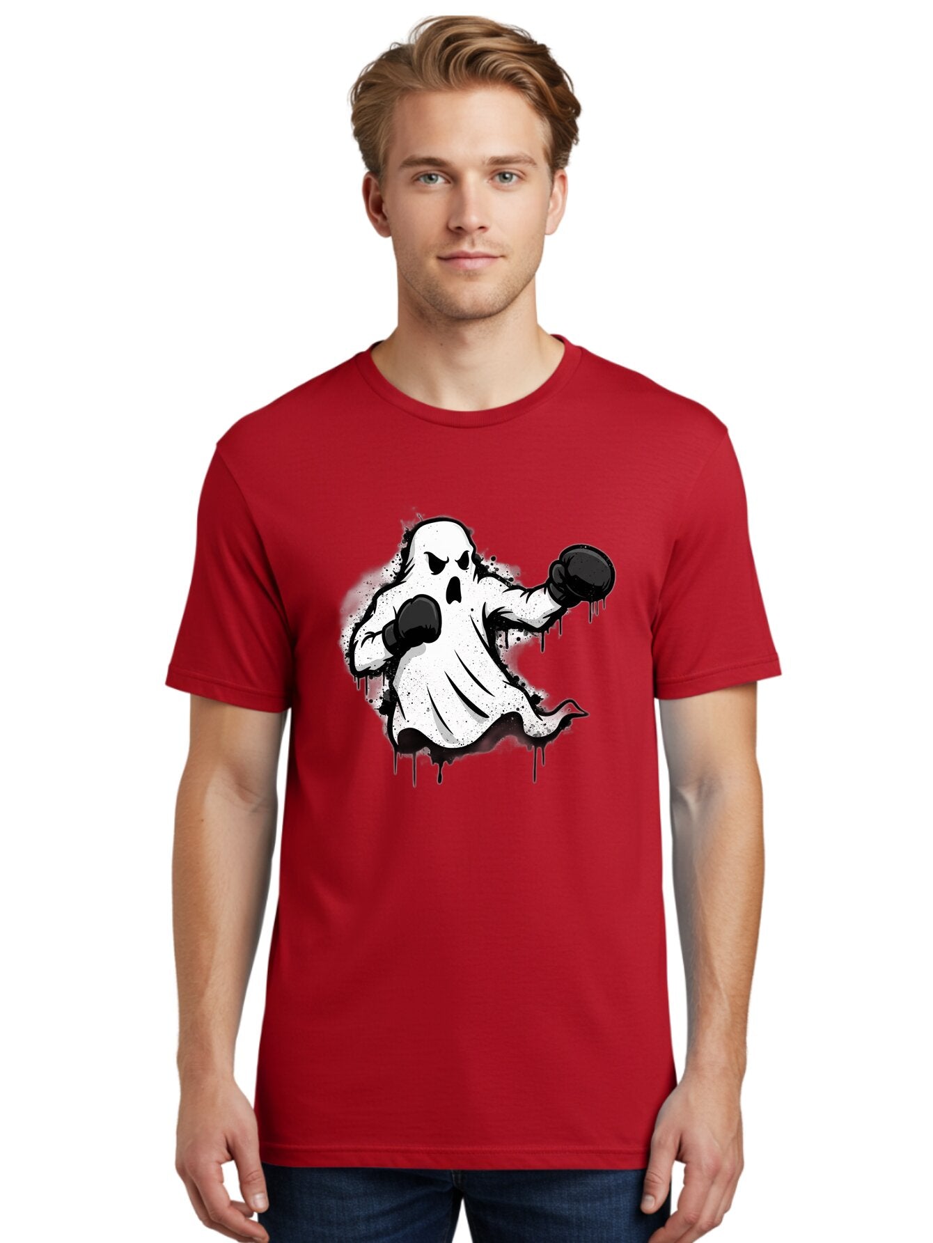Ghost-Boxer-1 Men'S Graphic Tee, 100% Cotton, Comfortable Casual Summer Wear, Machine Washable, Vintage Camera, Old Camera, Antique Camera, Black Camera, Classic Photography, Photography Equipment, Nostalgic Device, Film Camera, Camera Art Bam504 23