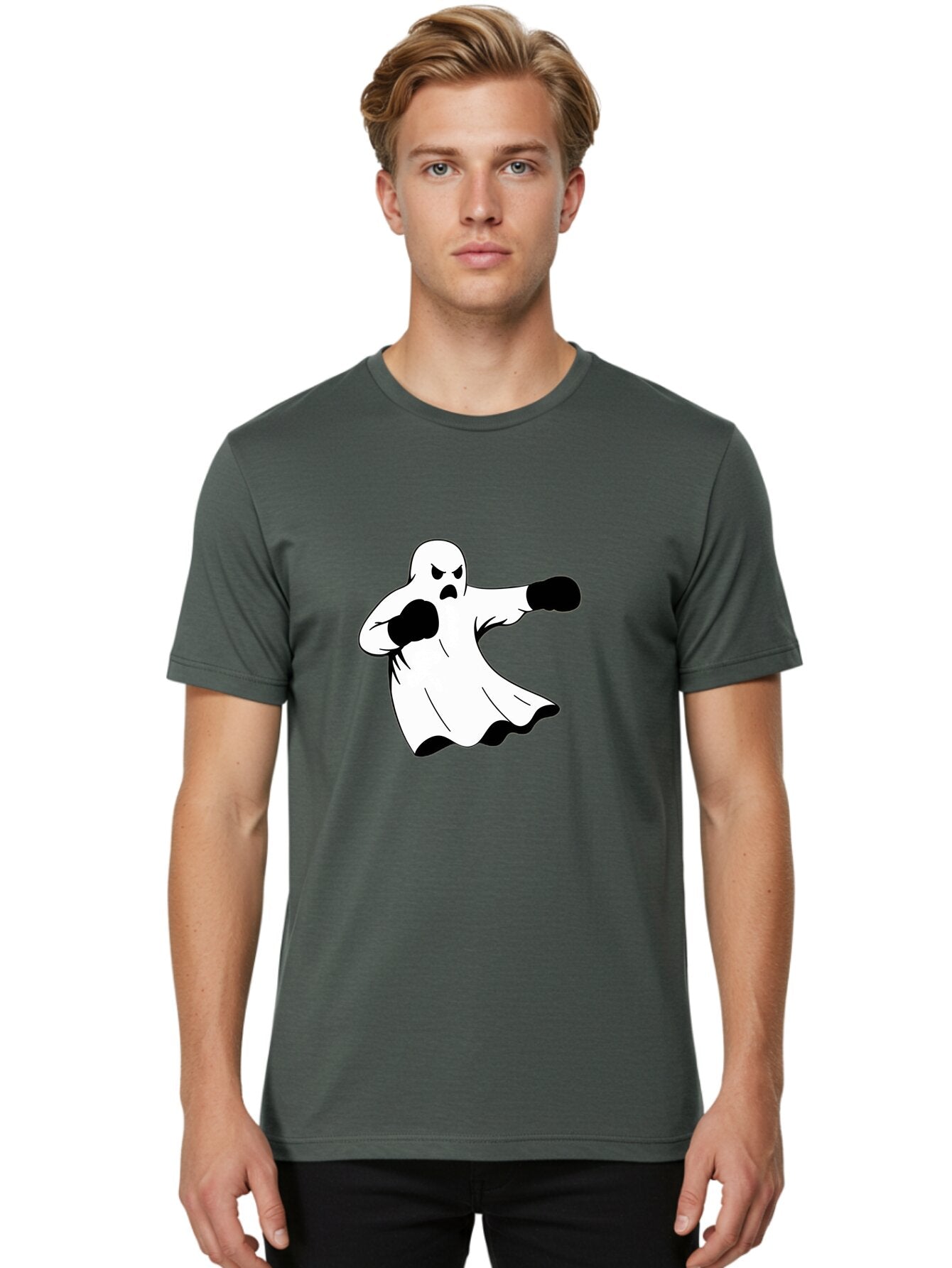 Ghost-Boxer-2 Men'S Graphic Tee, 100% Cotton, Comfortable Casual Summer Wear, Machine Washable, Vintage Camera, Old Camera, Antique Camera, Black Camera, Classic Photography, Photography Equipment, Nostalgic Device, Film Camera, Camera Art Bam505 27