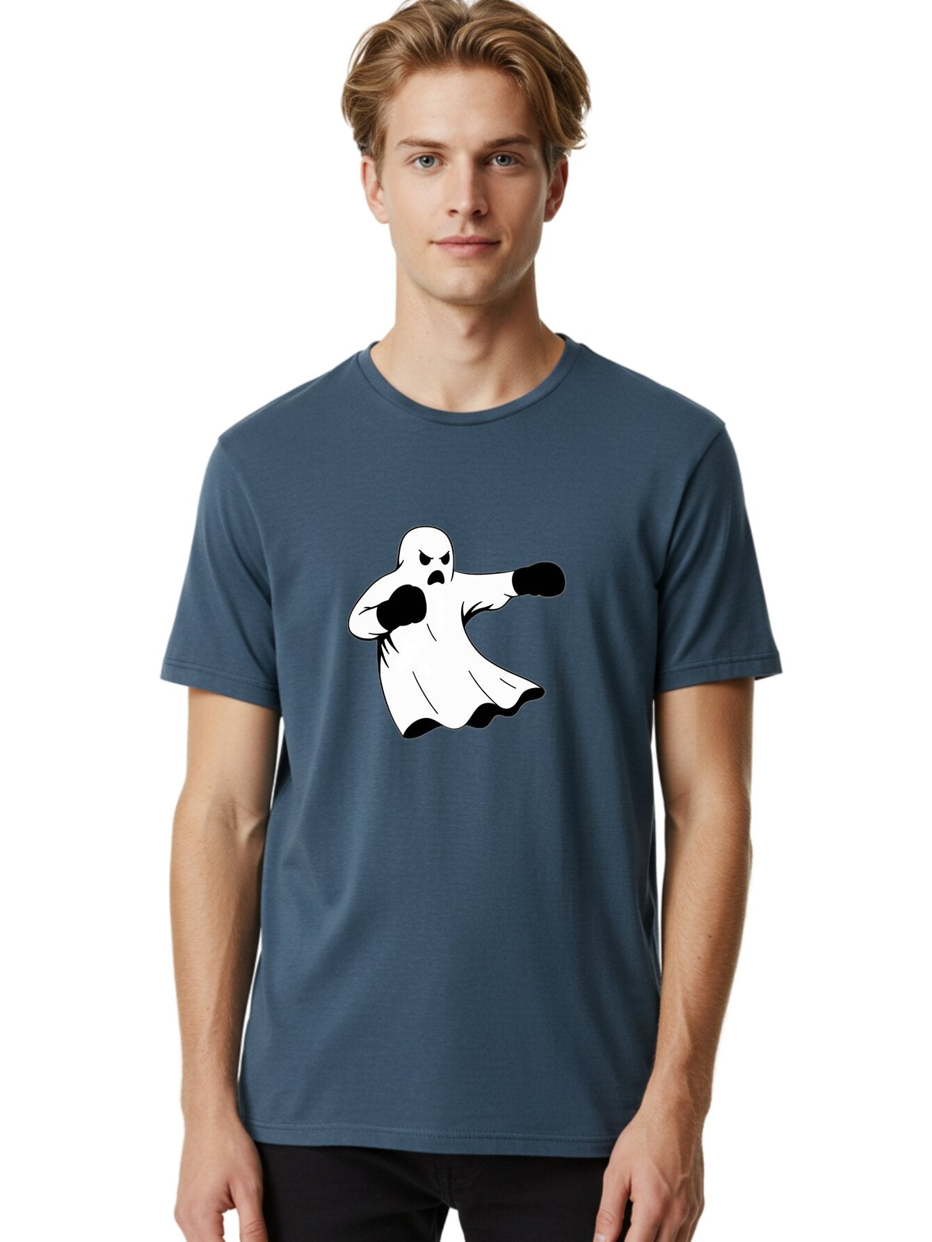 Ghost-Boxer-2 Men'S Graphic Tee, 100% Cotton, Comfortable Casual Summer Wear, Machine Washable, Vintage Camera, Old Camera, Antique Camera, Black Camera, Classic Photography, Photography Equipment, Nostalgic Device, Film Camera, Camera Art Bam505 20