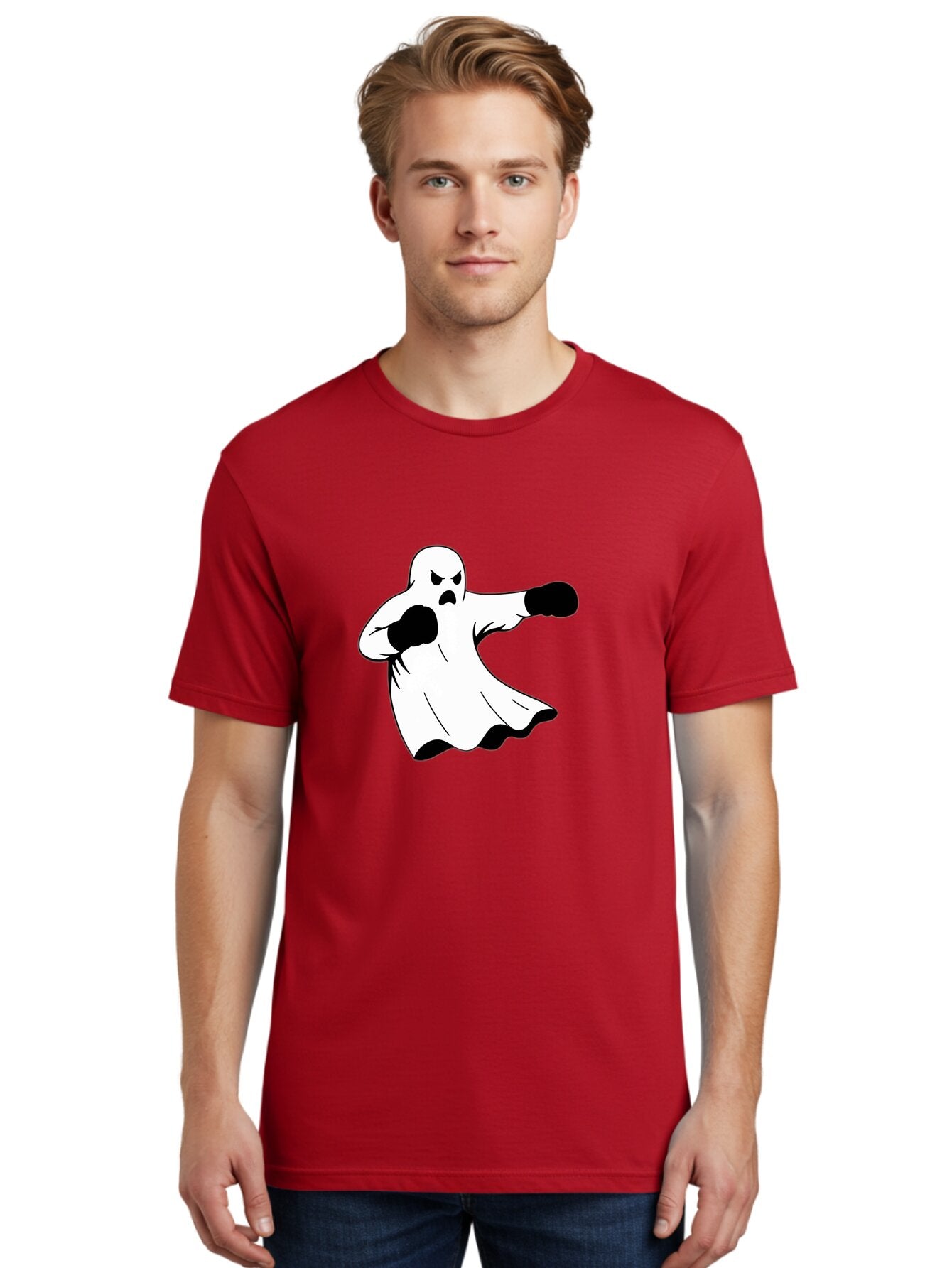 Ghost-Boxer-2 Men'S Graphic Tee, 100% Cotton, Comfortable Casual Summer Wear, Machine Washable, Vintage Camera, Old Camera, Antique Camera, Black Camera, Classic Photography, Photography Equipment, Nostalgic Device, Film Camera, Camera Art Bam505 25