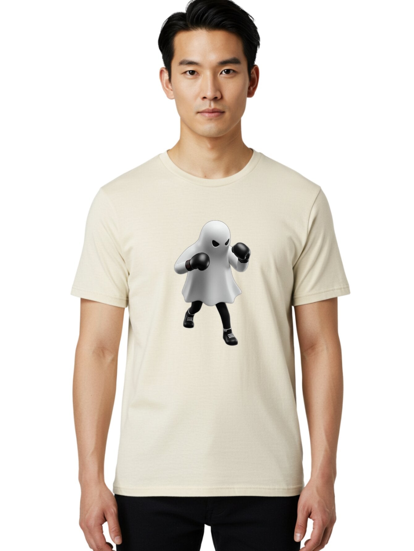 Ghost-Boxer-3 Men'S Graphic Tee, 100% Cotton, Comfortable Casual Summer Wear, Machine Washable, Vintage Camera, Old Camera, Antique Camera, Black Camera, Classic Photography, Photography Equipment, Nostalgic Device, Film Camera, Camera Art Bam506 26