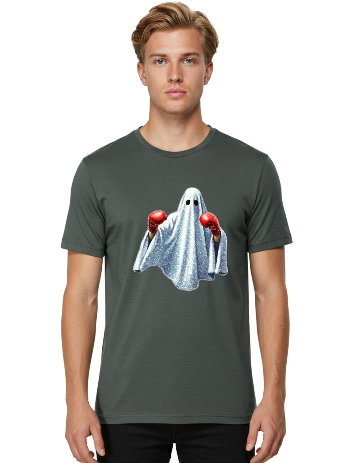 Ghost-Boxer-4 Men'S Graphic Tee, 100% Cotton, Comfortable Casual Summer Wear, Machine Washable, Vintage Camera, Old Camera, Antique Camera, Black Camera, Classic Photography, Photography Equipment, Nostalgic Device, Film Camera, Camera Art Bam507 20