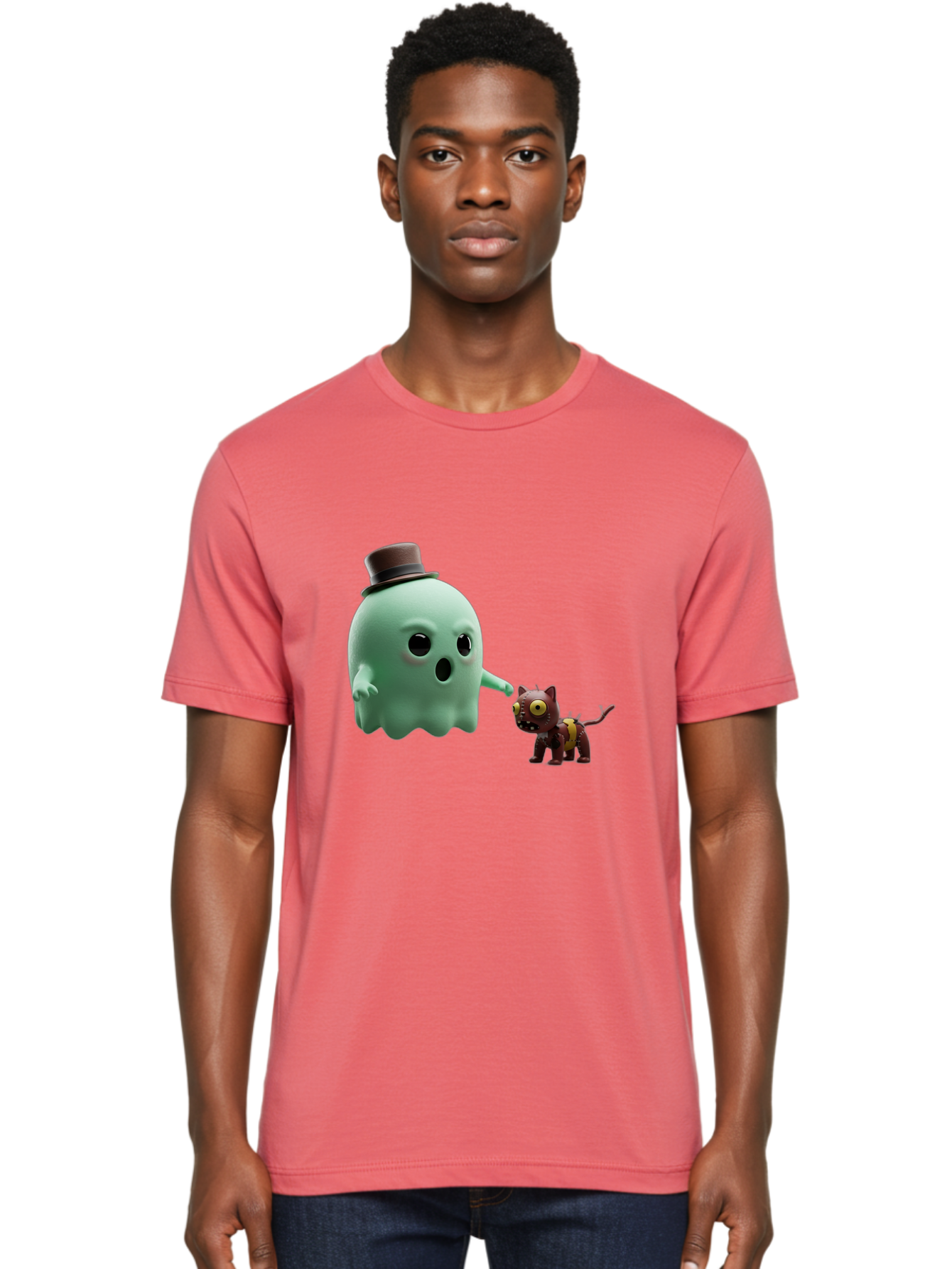Ghost-Cat Men'S Graphic Tee, 100% Cotton, Comfortable Casual Summer Wear, Machine Washable, Vintage Camera, Old Camera, Antique Camera, Black Camera, Classic Photography, Photography Equipment, Nostalgic Device, Film Camera, Camera Art Bam510 16