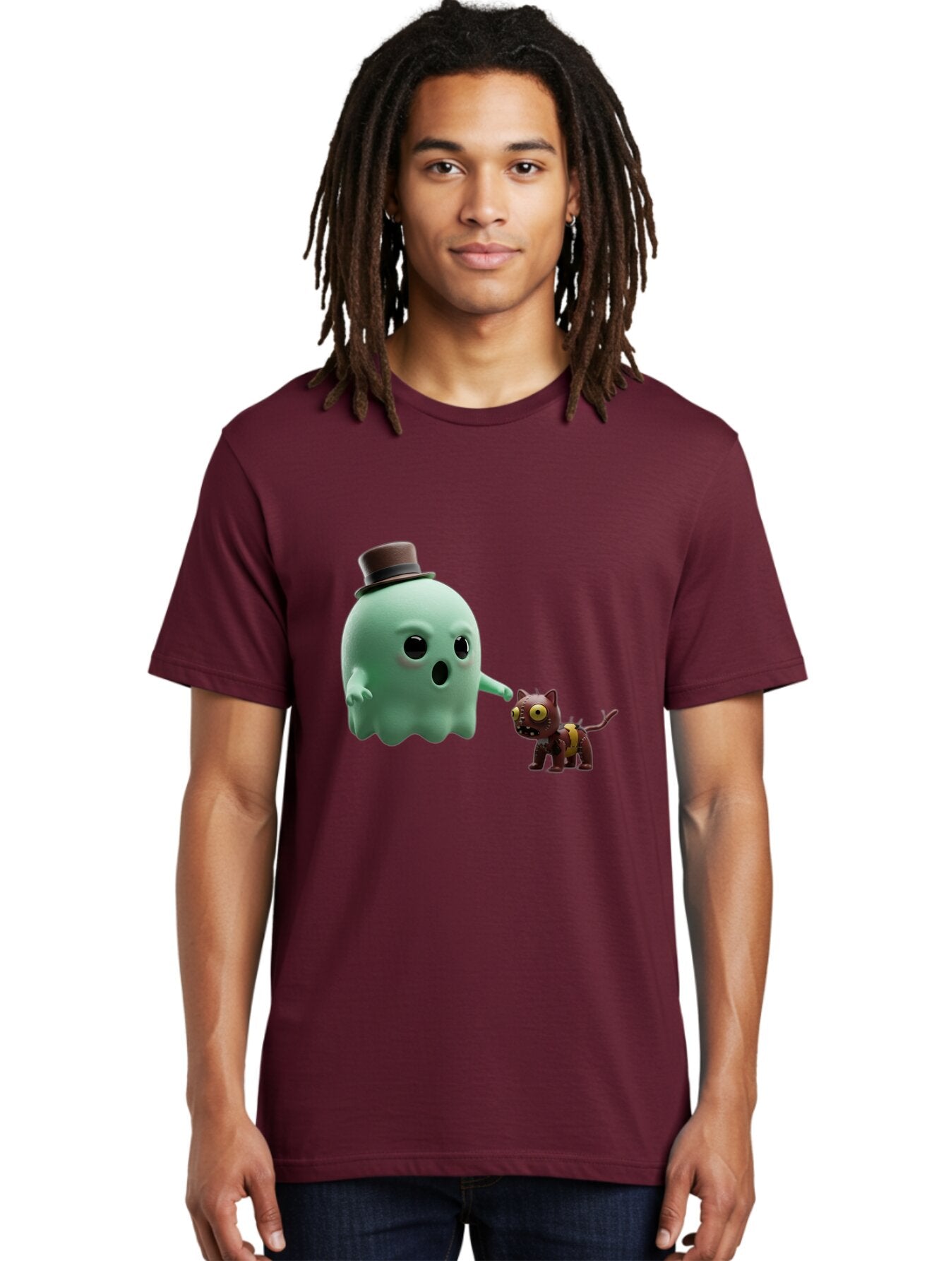 Ghost-Cat Men'S Graphic Tee, 100% Cotton, Comfortable Casual Summer Wear, Machine Washable, Vintage Camera, Old Camera, Antique Camera, Black Camera, Classic Photography, Photography Equipment, Nostalgic Device, Film Camera, Camera Art Bam510 21