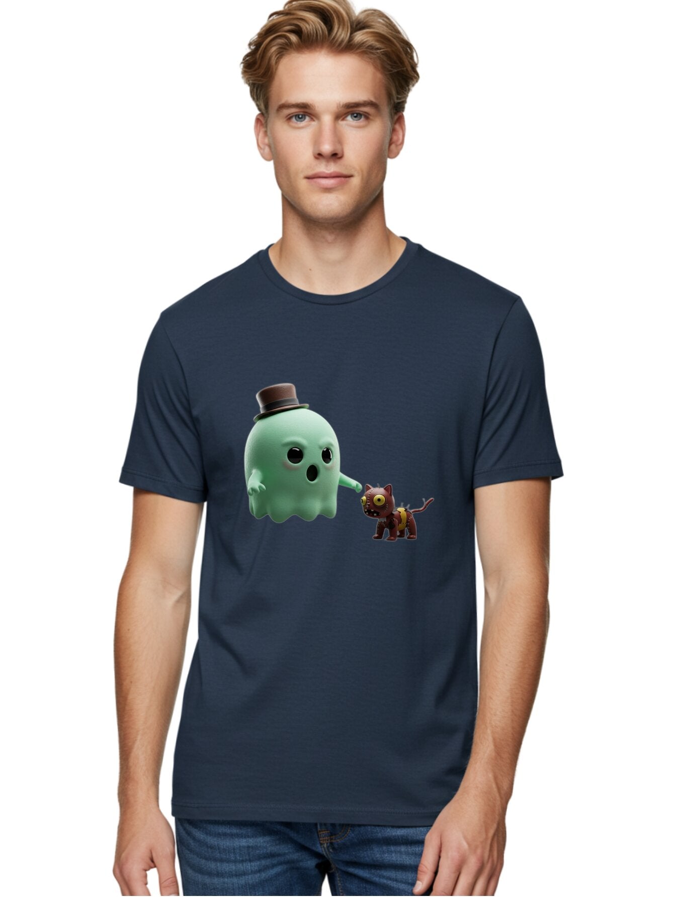 Ghost-Cat Men'S Graphic Tee, 100% Cotton, Comfortable Casual Summer Wear, Machine Washable, Vintage Camera, Old Camera, Antique Camera, Black Camera, Classic Photography, Photography Equipment, Nostalgic Device, Film Camera, Camera Art Bam510 16