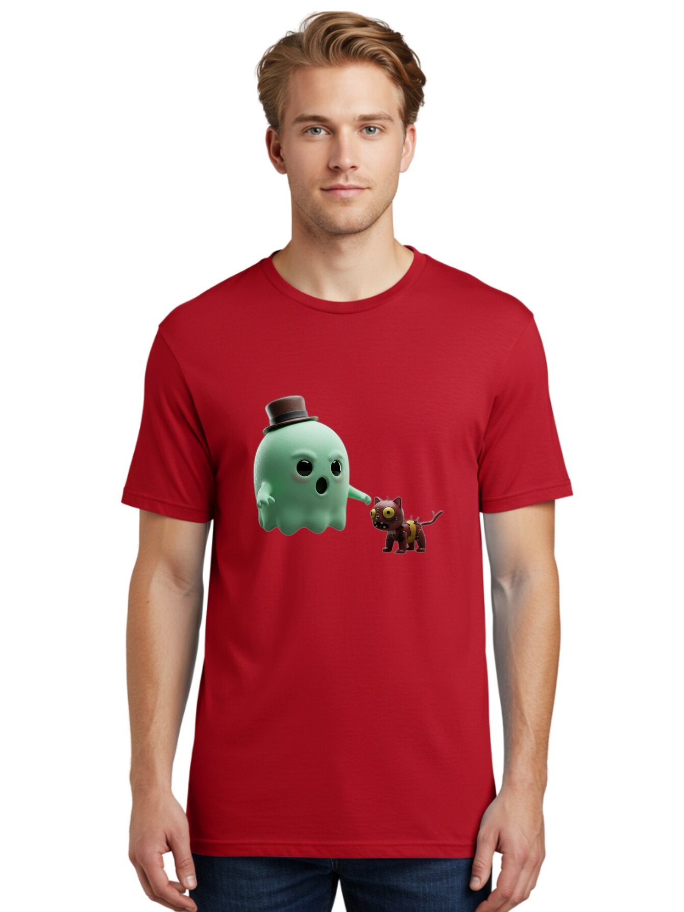 Ghost-Cat Men'S Graphic Tee, 100% Cotton, Comfortable Casual Summer Wear, Machine Washable, Vintage Camera, Old Camera, Antique Camera, Black Camera, Classic Photography, Photography Equipment, Nostalgic Device, Film Camera, Camera Art Bam510 29