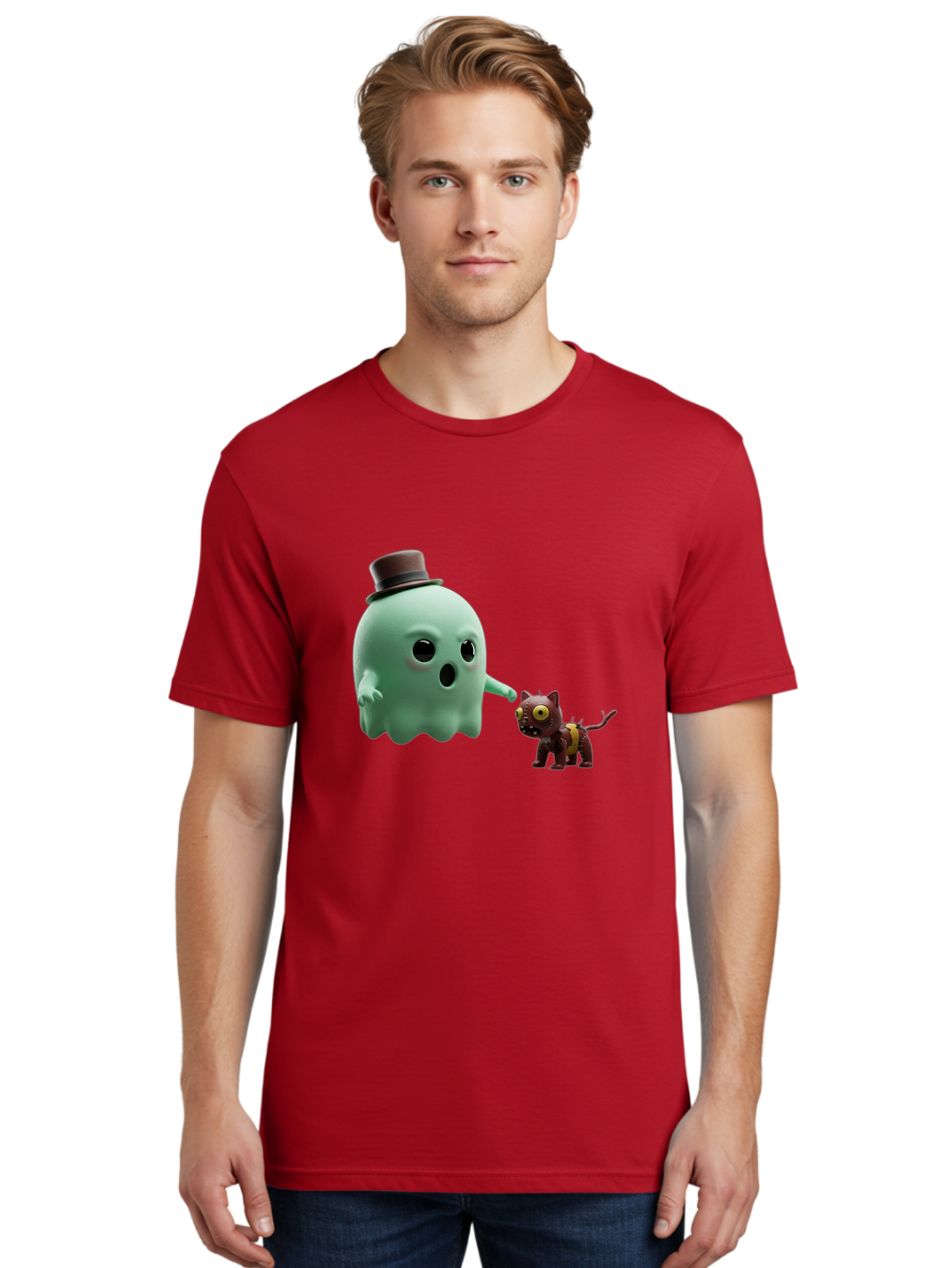 Ghost-Cat Men'S Graphic Tee, 100% Cotton, Comfortable Casual Summer Wear, Machine Washable, Vintage Camera, Old Camera, Antique Camera, Black Camera, Classic Photography, Photography Equipment, Nostalgic Device, Film Camera, Camera Art Bam510 17
