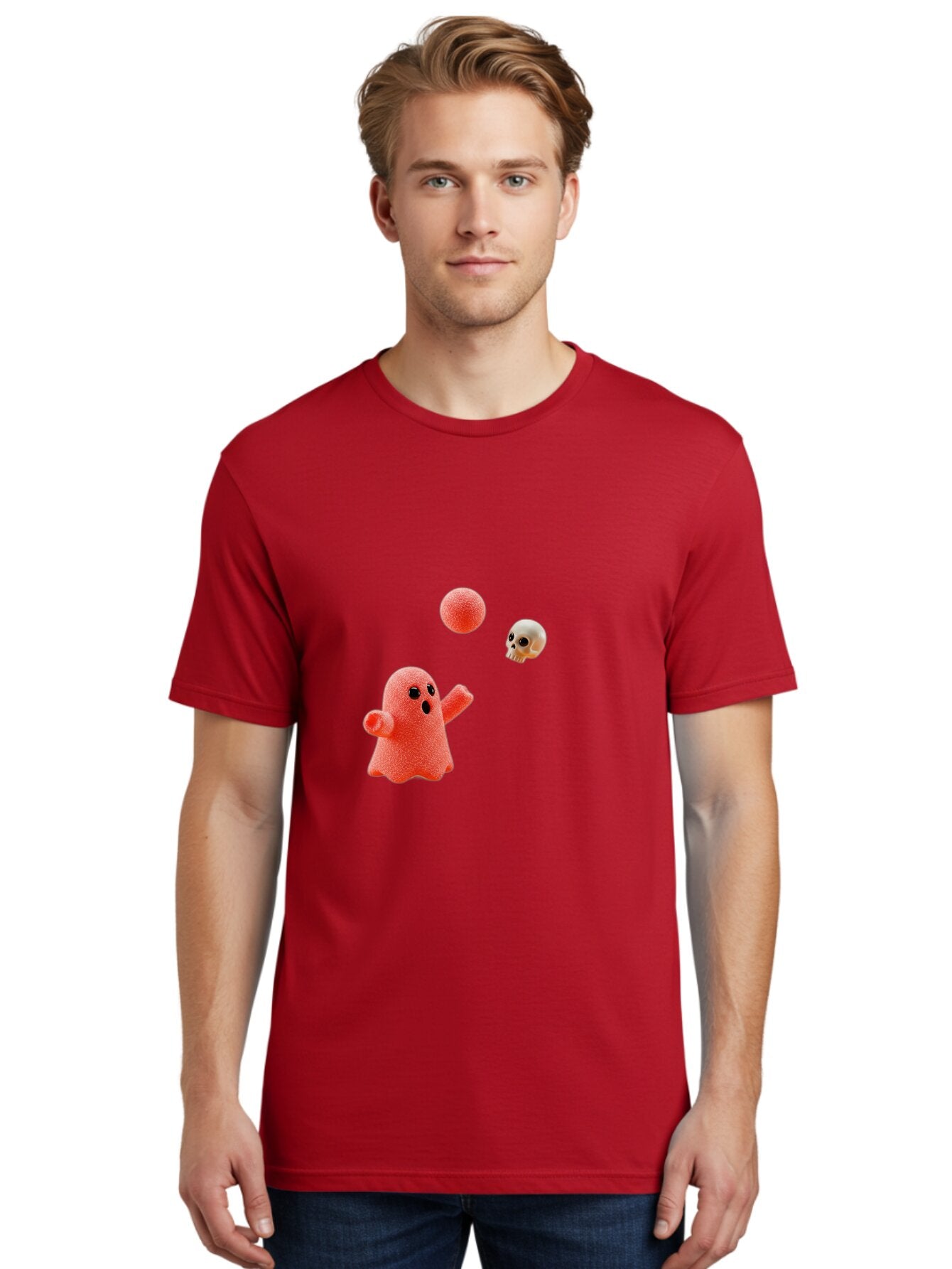 Ghost-Catching-Skull-Ball Men'S Graphic Tee, 100% Cotton, Comfortable Casual Summer Wear, Machine Washable, Vintage Camera, Old Camera, Antique Camera, Black Camera, Classic Photography, Photography Equipment, Nostalgic Device, Film Camera, Bam511 20