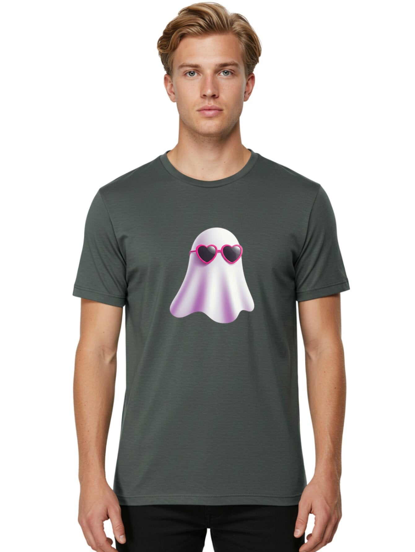 Ghost-Emoji Men'S Graphic Tee, 100% Cotton, Comfortable Casual Summer Wear, Machine Washable, Vintage Camera, Old Camera, Antique Camera, Black Camera, Classic Photography, Photography Equipment, Nostalgic Device, Film Camera, Camera Art Bam513 18