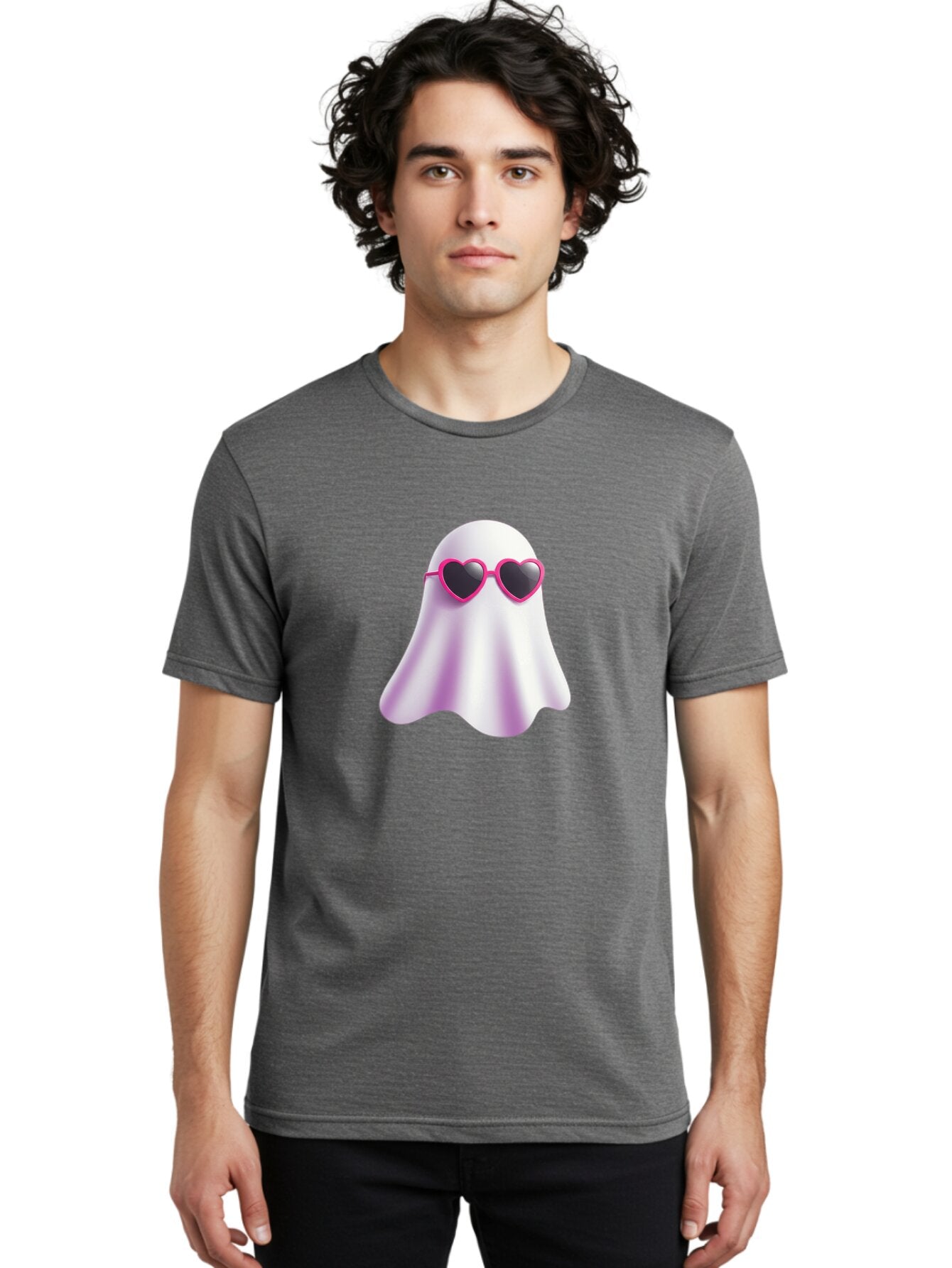 Ghost-Emoji Men'S Graphic Tee, 100% Cotton, Comfortable Casual Summer Wear, Machine Washable, Vintage Camera, Old Camera, Antique Camera, Black Camera, Classic Photography, Photography Equipment, Nostalgic Device, Film Camera, Camera Art Bam513 24