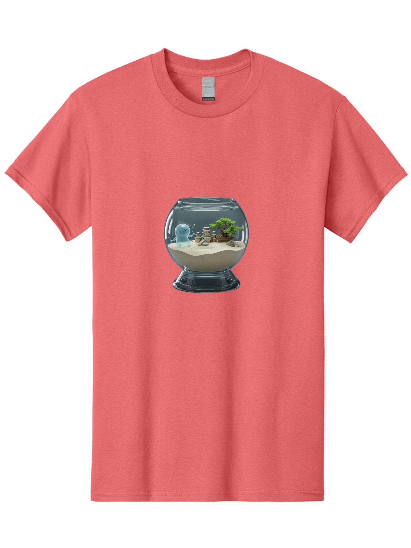 Ghost-In-Glass-Terrarium Men'S Graphic Tee, 100% Cotton, Comfortable Casual Summer Wear, Machine Washable, Vintage Camera, Old Camera, Antique Camera, Black Camera, Classic Photography, Photography Equipment, Nostalgic Device, Film Camera, Bam515 13