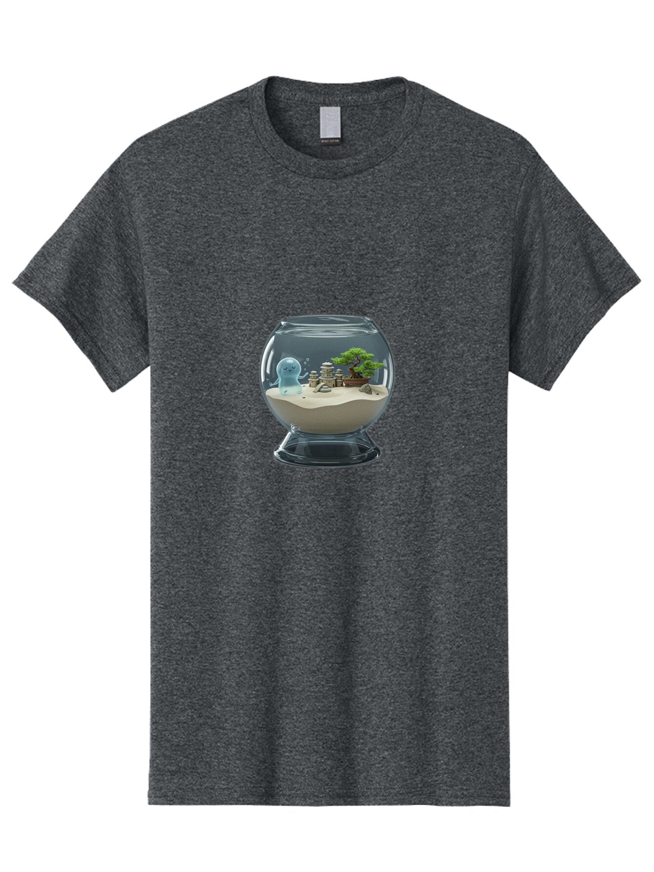 Ghost-In-Glass-Terrarium Men'S Graphic Tee, 100% Cotton, Comfortable Casual Summer Wear, Machine Washable, Vintage Camera, Old Camera, Antique Camera, Black Camera, Classic Photography, Photography Equipment, Nostalgic Device, Film Camera, Bam515 11