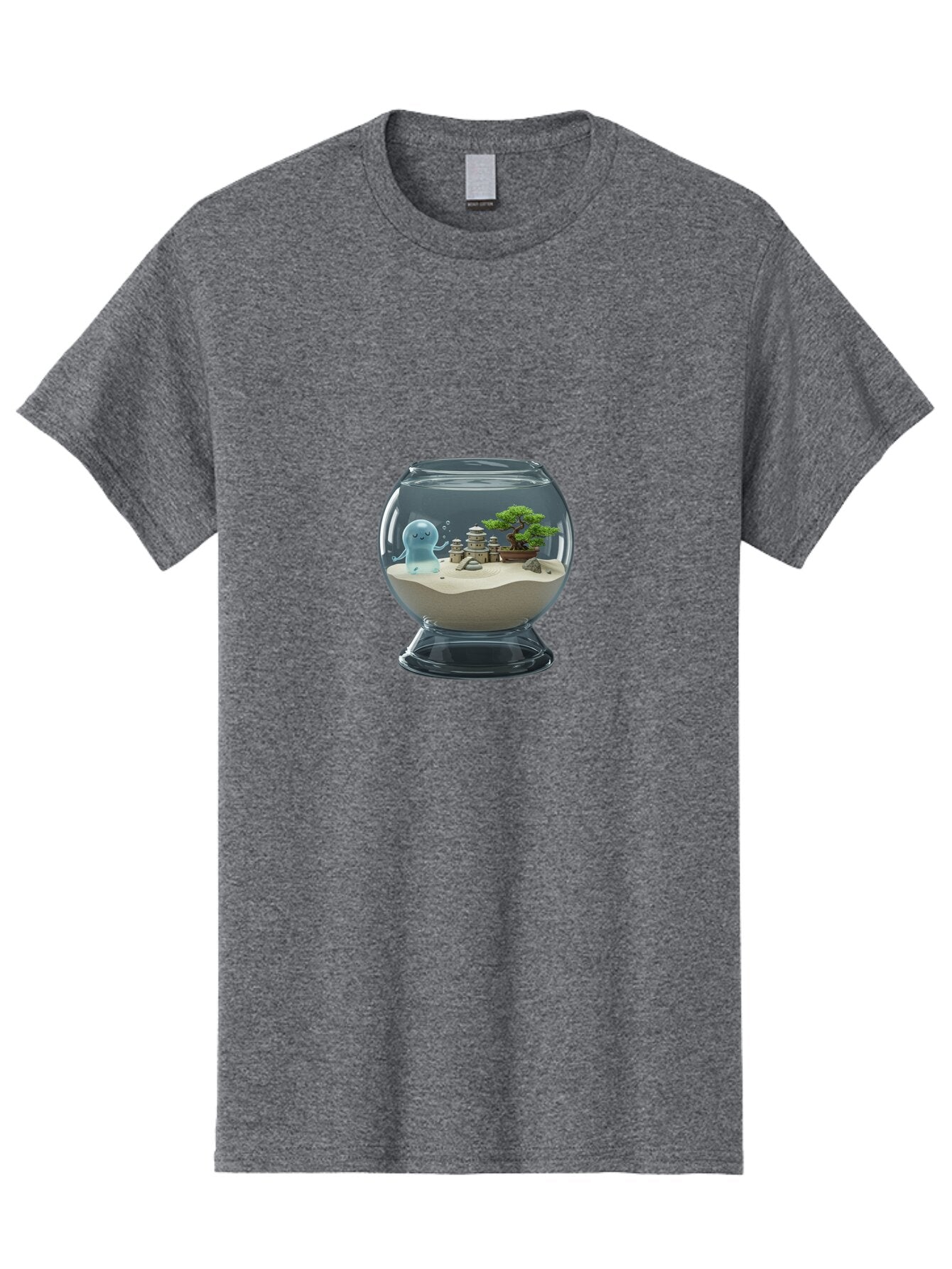 Ghost-In-Glass-Terrarium Men'S Graphic Tee, 100% Cotton, Comfortable Casual Summer Wear, Machine Washable, Vintage Camera, Old Camera, Antique Camera, Black Camera, Classic Photography, Photography Equipment, Nostalgic Device, Film Camera, Bam515 6