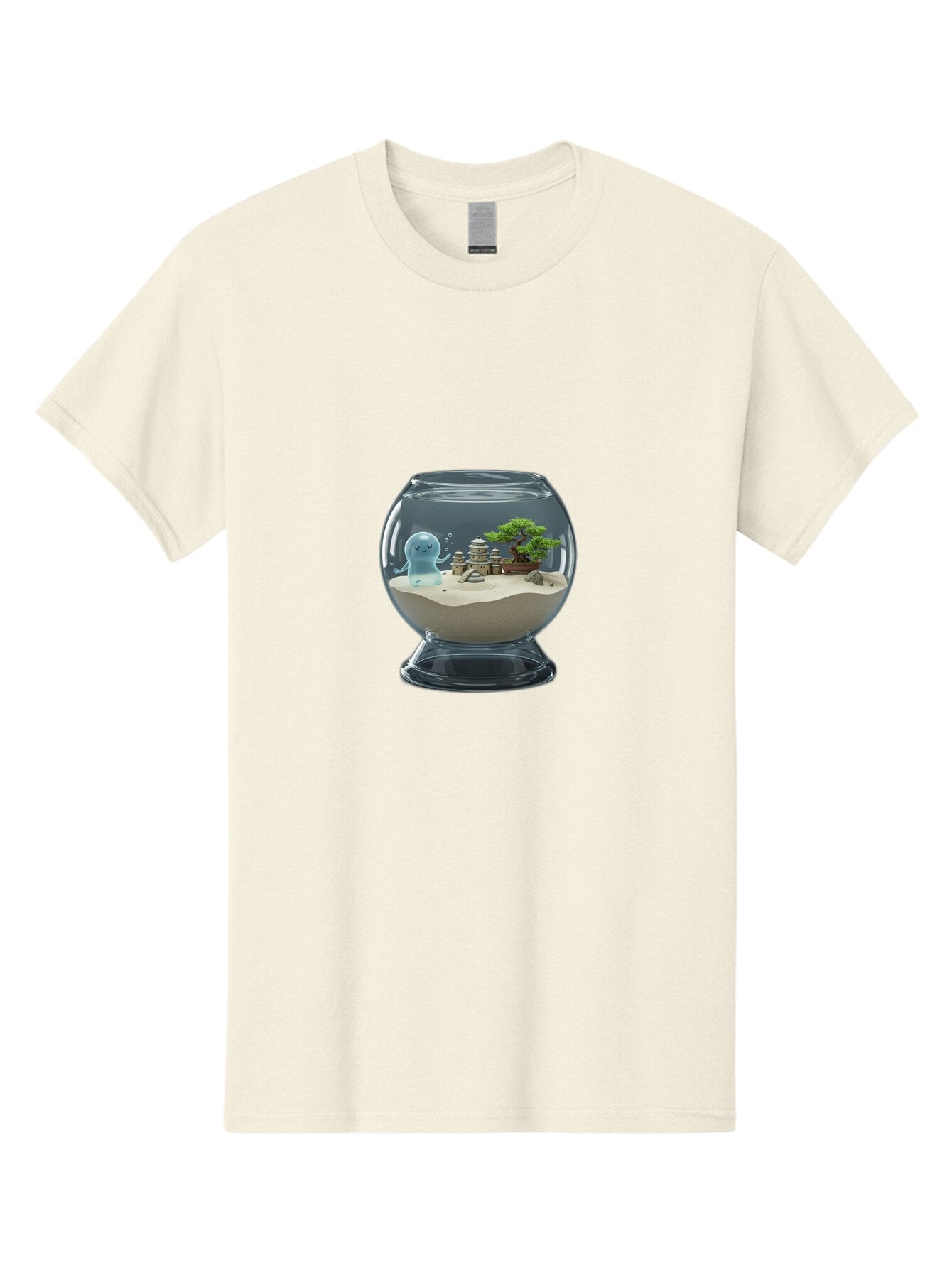 Ghost-In-Glass-Terrarium Men'S Graphic Tee, 100% Cotton, Comfortable Casual Summer Wear, Machine Washable, Vintage Camera, Old Camera, Antique Camera, Black Camera, Classic Photography, Photography Equipment, Nostalgic Device, Film Camera, Bam515 4