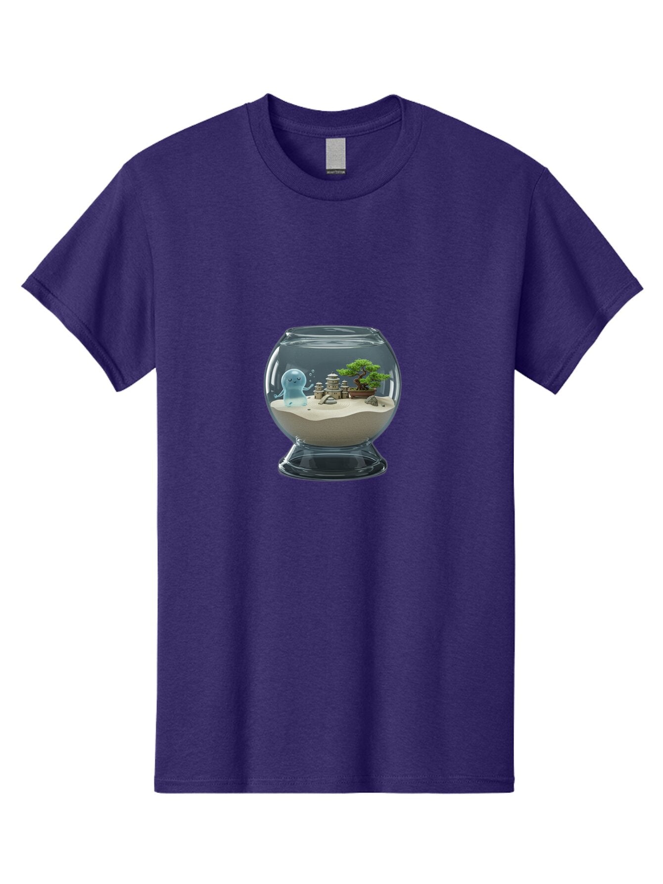 Ghost-In-Glass-Terrarium Men'S Graphic Tee, 100% Cotton, Comfortable Casual Summer Wear, Machine Washable, Vintage Camera, Old Camera, Antique Camera, Black Camera, Classic Photography, Photography Equipment, Nostalgic Device, Film Camera, Bam515 14