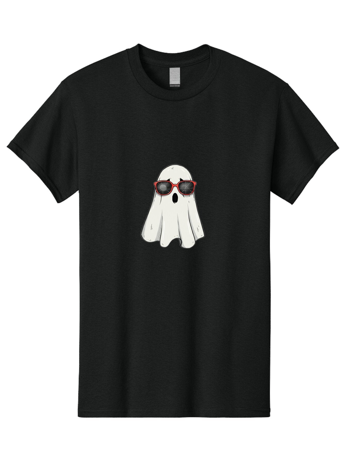 Ghost-In-Red-Sunglasses Men'S Graphic Tee, 100% Cotton, Comfortable Casual Summer Wear, Machine Washable, Vintage Camera, Old Camera, Antique Camera, Black Camera, Classic Photography, Photography Equipment, Nostalgic Device, Film Camera, Bam517 15