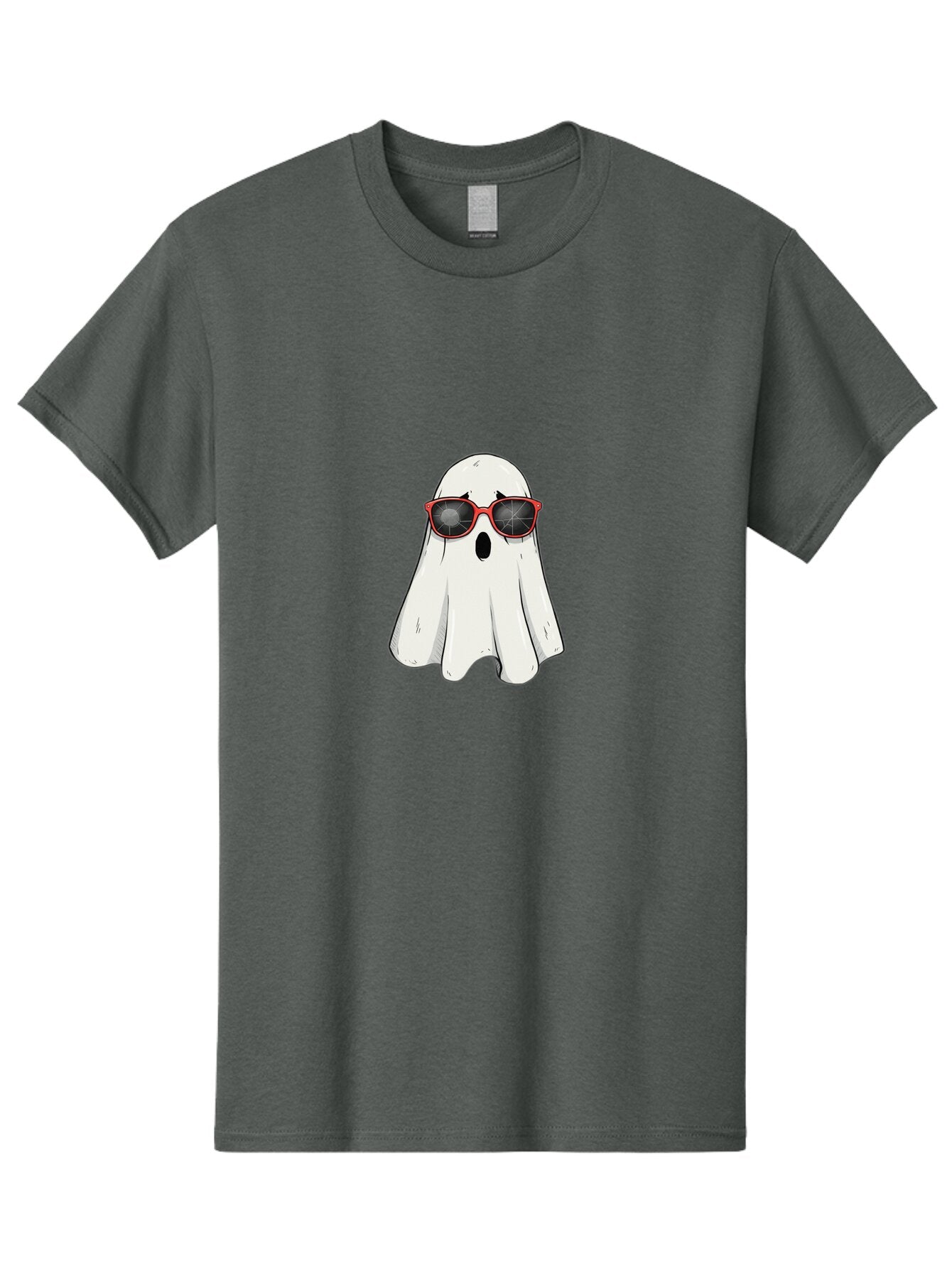 Ghost-In-Red-Sunglasses Men'S Graphic Tee, 100% Cotton, Comfortable Casual Summer Wear, Machine Washable, Vintage Camera, Old Camera, Antique Camera, Black Camera, Classic Photography, Photography Equipment, Nostalgic Device, Film Camera, Bam517 5