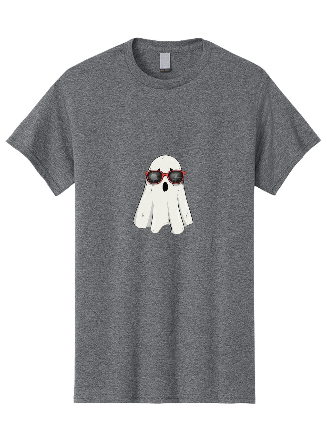 Ghost-In-Red-Sunglasses Men'S Graphic Tee, 100% Cotton, Comfortable Casual Summer Wear, Machine Washable, Vintage Camera, Old Camera, Antique Camera, Black Camera, Classic Photography, Photography Equipment, Nostalgic Device, Film Camera, Bam517 8