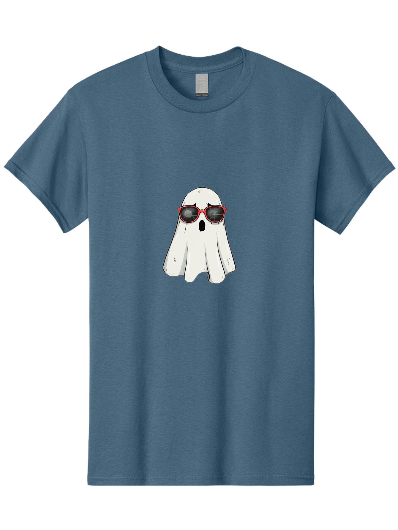 Ghost-In-Red-Sunglasses Men'S Graphic Tee, 100% Cotton, Comfortable Casual Summer Wear, Machine Washable, Vintage Camera, Old Camera, Antique Camera, Black Camera, Classic Photography, Photography Equipment, Nostalgic Device, Film Camera, Bam517 4