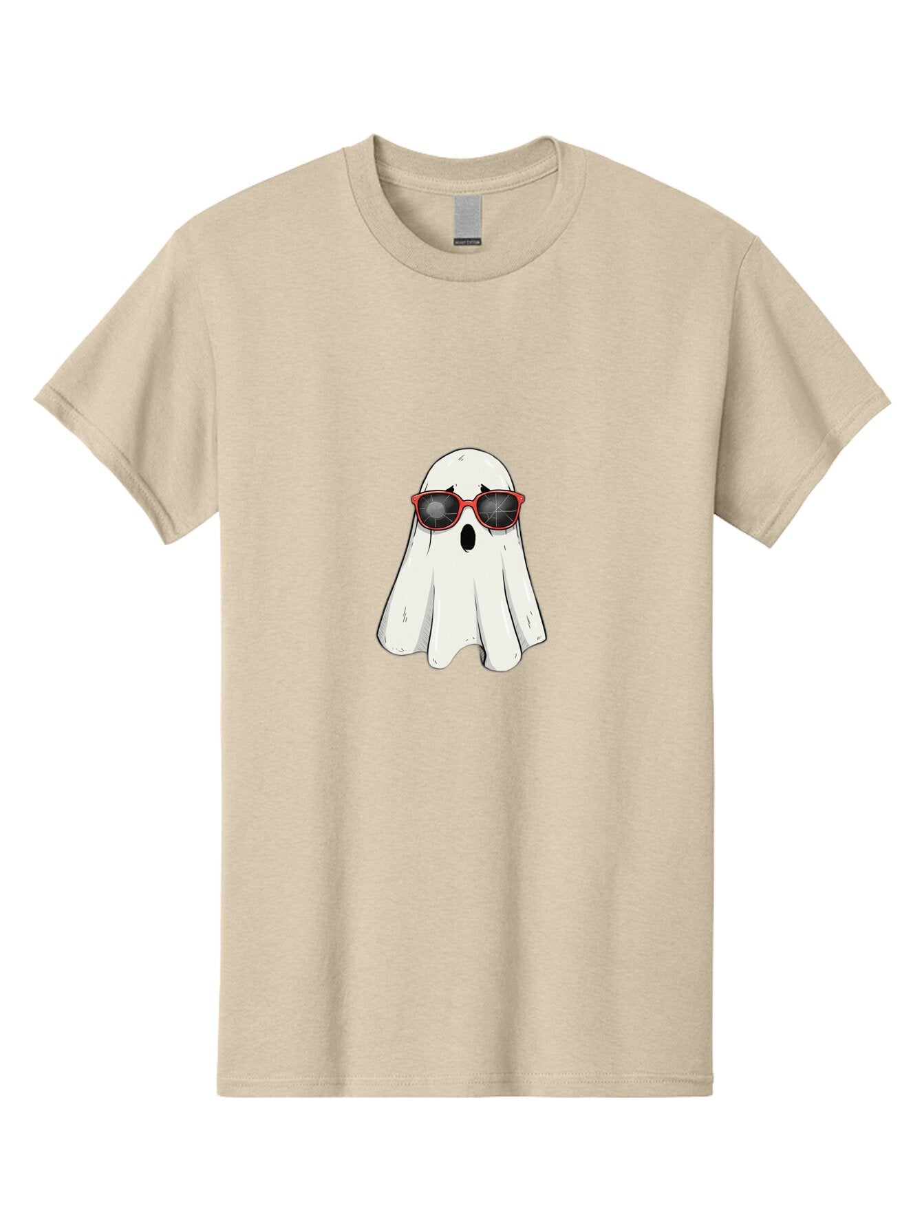 Ghost-In-Red-Sunglasses Men'S Graphic Tee, 100% Cotton, Comfortable Casual Summer Wear, Machine Washable, Vintage Camera, Old Camera, Antique Camera, Black Camera, Classic Photography, Photography Equipment, Nostalgic Device, Film Camera, Bam517 3