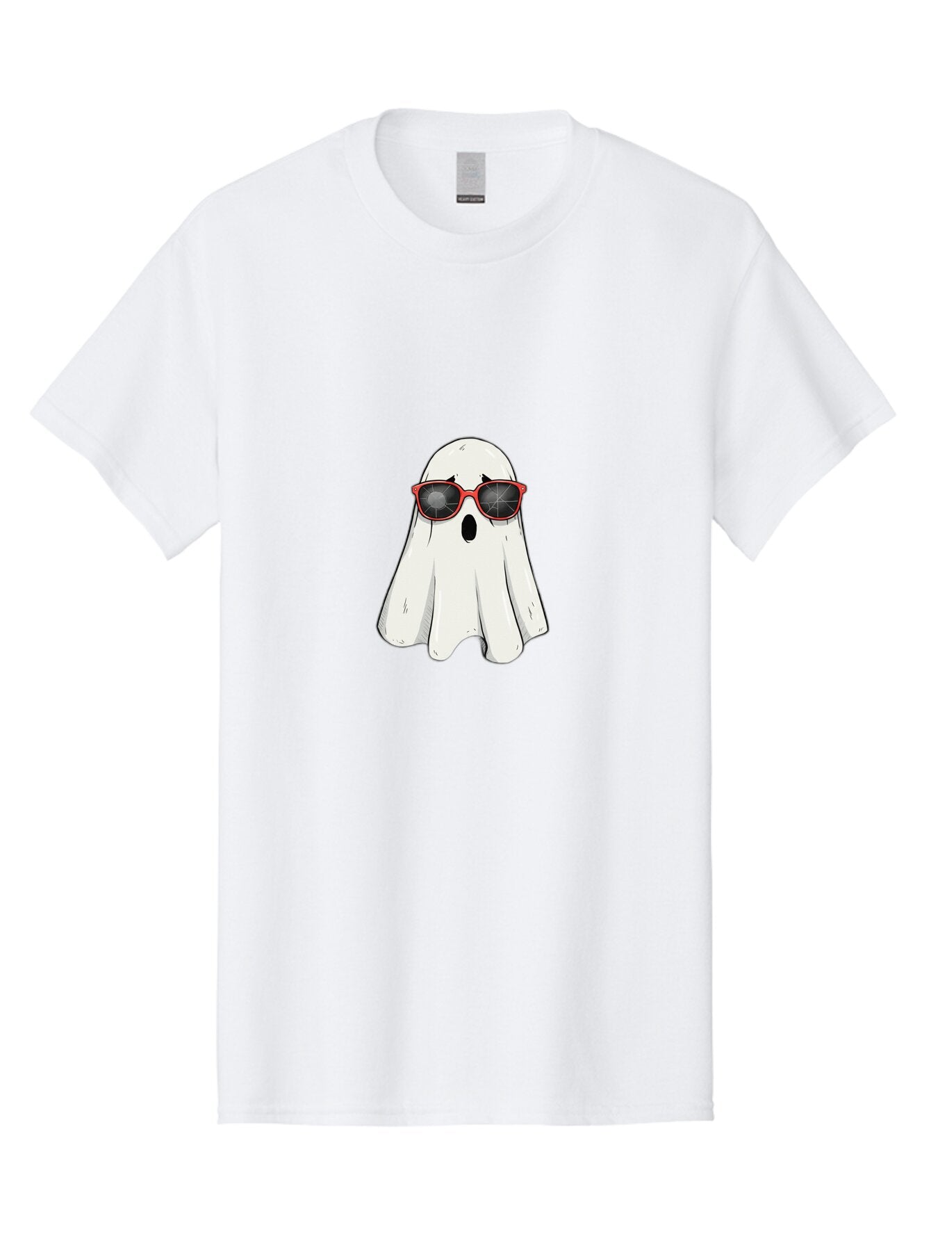 Ghost-In-Red-Sunglasses Men'S Graphic Tee, 100% Cotton, Comfortable Casual Summer Wear, Machine Washable, Vintage Camera, Old Camera, Antique Camera, Black Camera, Classic Photography, Photography Equipment, Nostalgic Device, Film Camera, Bam517