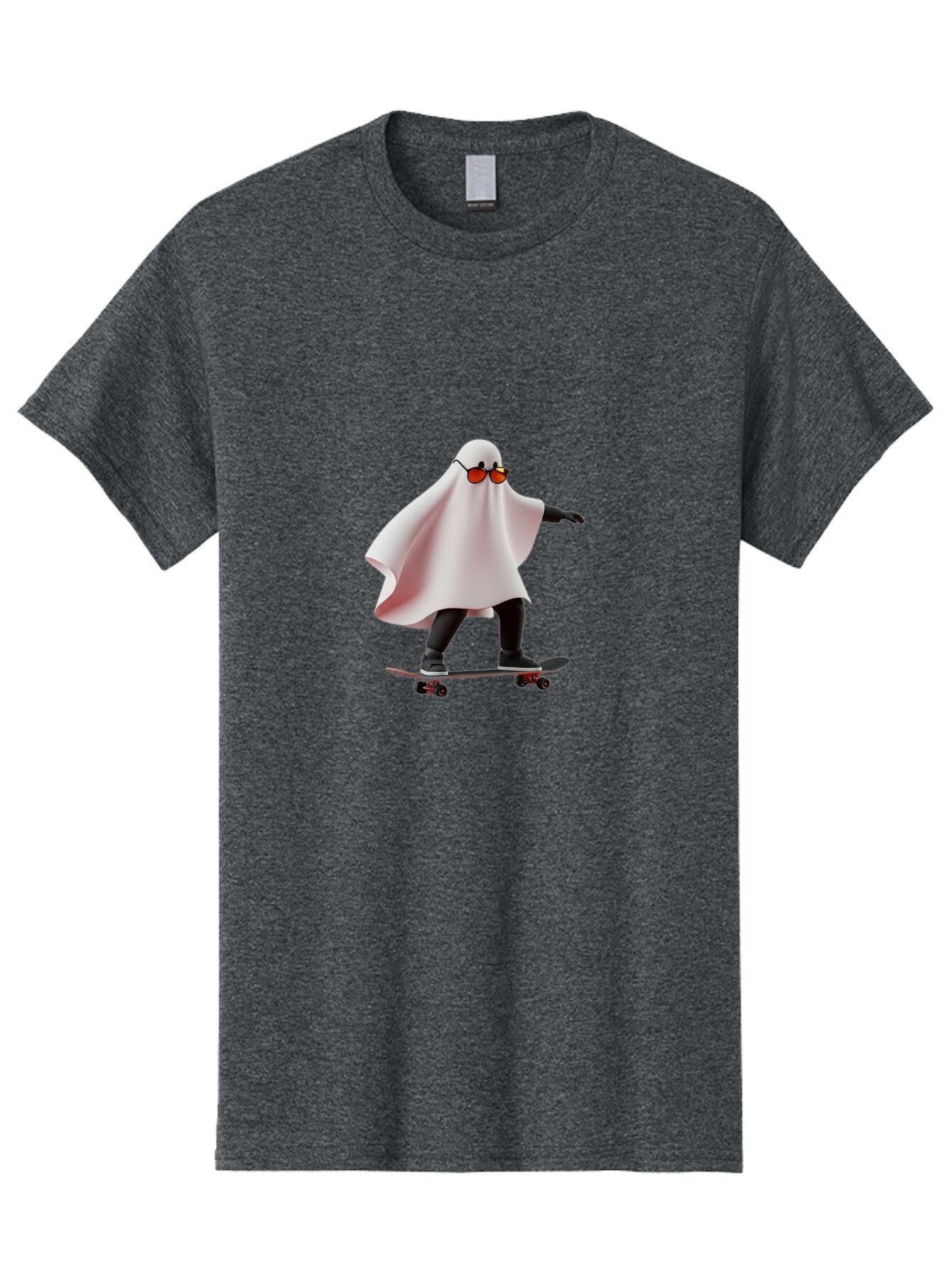 Ghost-On-Skateboard Men'S Graphic Tee, 100% Cotton, Comfortable Casual Summer Wear, Machine Washable, Vintage Camera, Old Camera, Antique Camera, Black Camera, Classic Photography, Photography Equipment, Nostalgic Device, Film Camera, Bam520 13