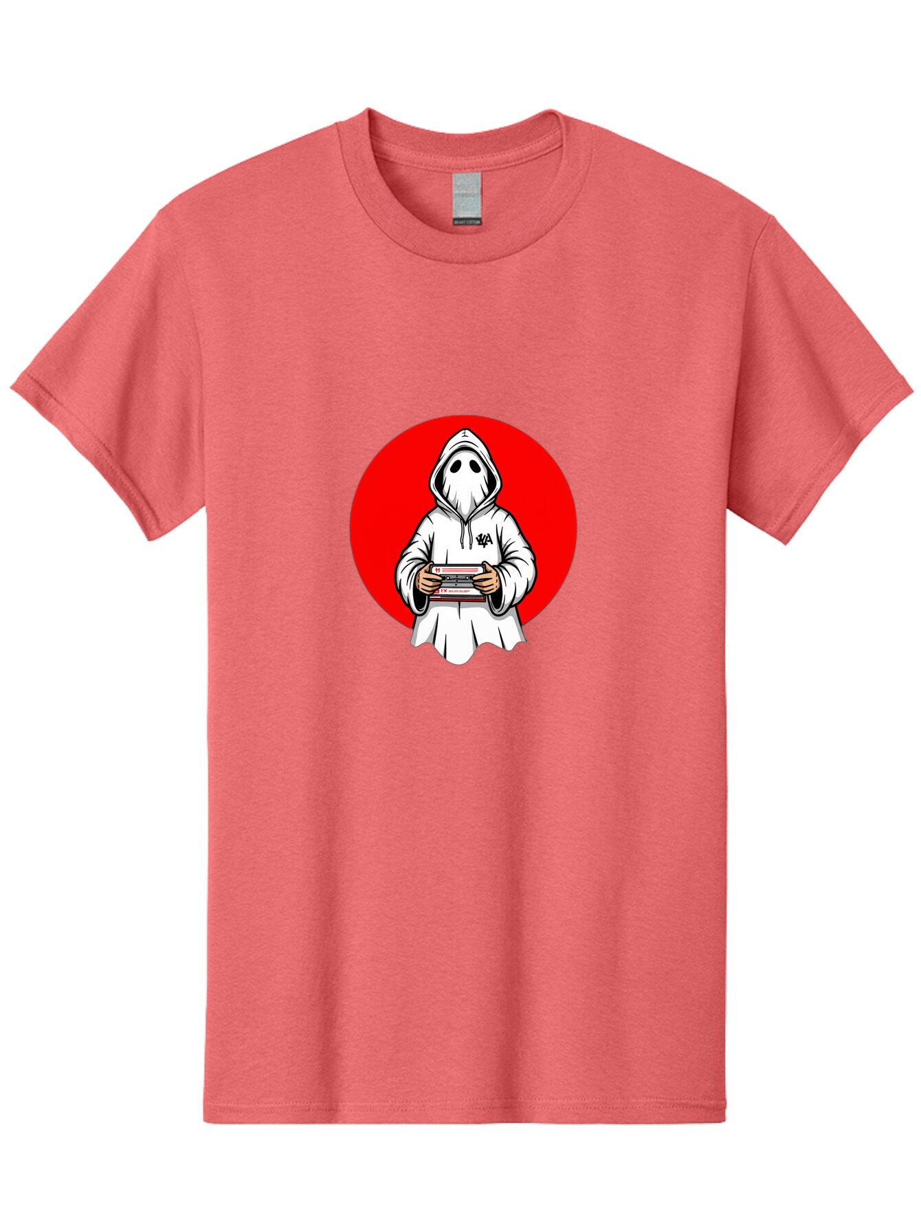 Ghost-Playing-Game Men'S Graphic Tee, 100% Cotton, Comfortable Casual Summer Wear, Machine Washable, Vintage Camera, Old Camera, Antique Camera, Black Camera, Classic Photography, Photography Equipment, Nostalgic Device, Film Camera, Bam521
